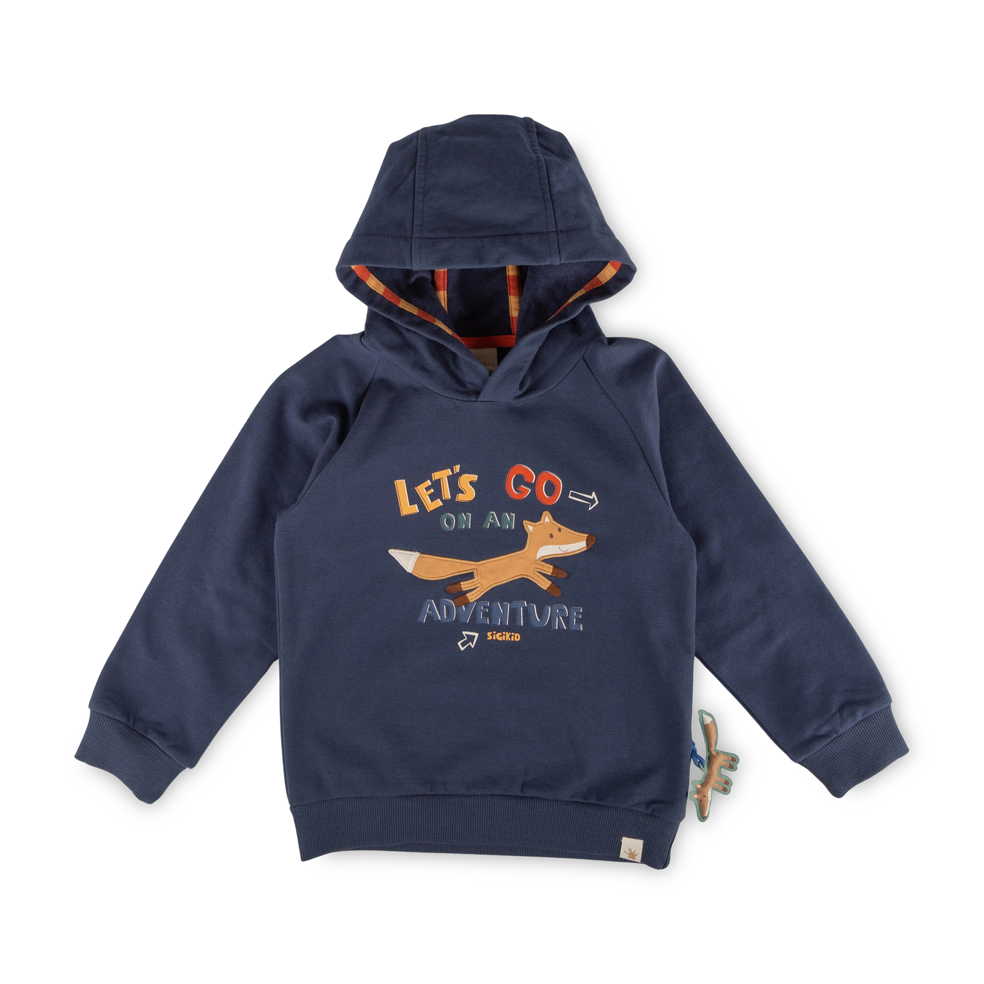 Kinder Sweatshirt mit Kapuze Wild Fox, dunkelblau