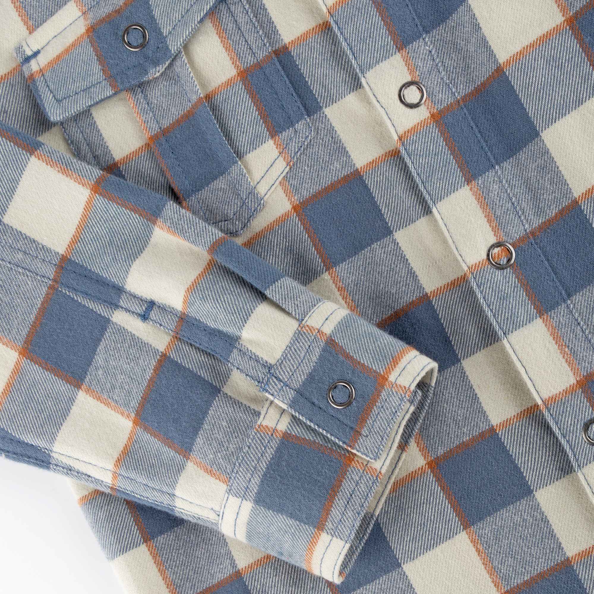 Children's boys' check flannel shirt