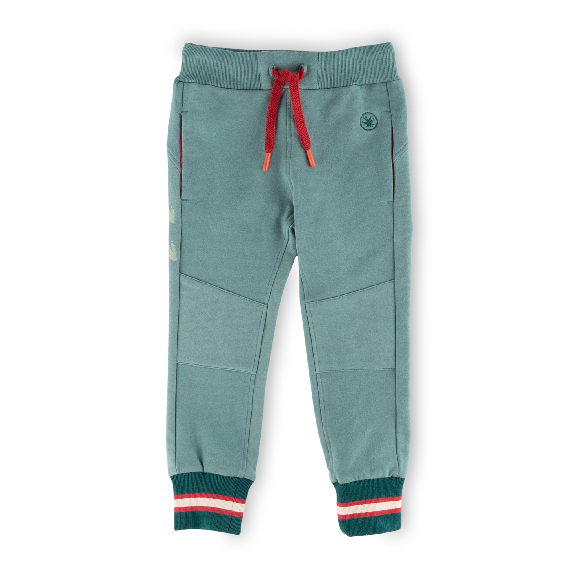 Children's sweat pants, back with dino footprints