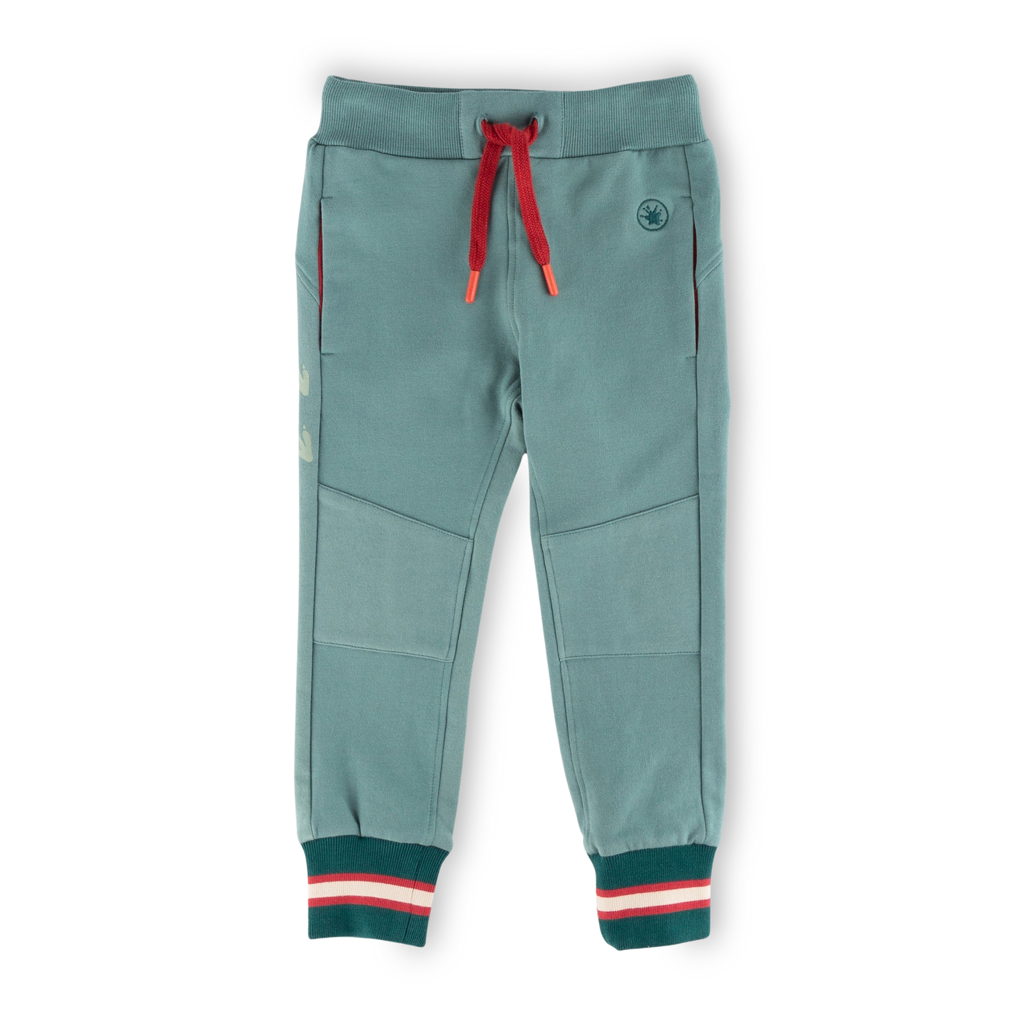 Children's sweat pants, back with dino footprints Children's sweat pants, back with dino footprints