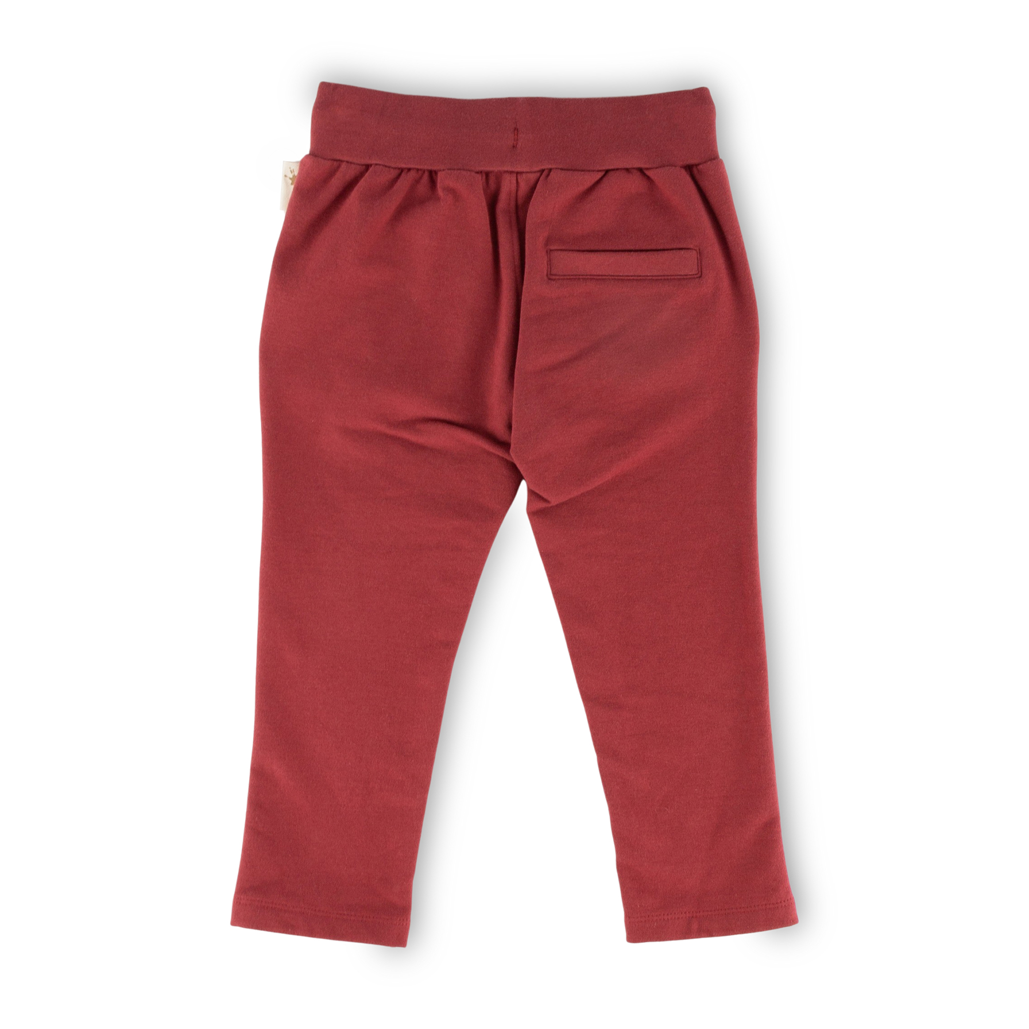 Children's sweat pants, dark red