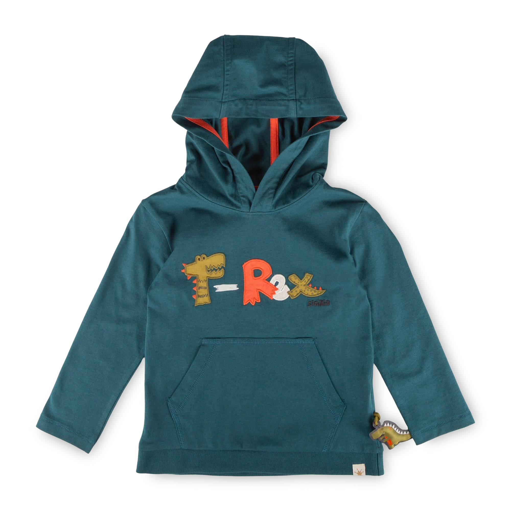 Children's hooded long sleeve Tee Dino Fun