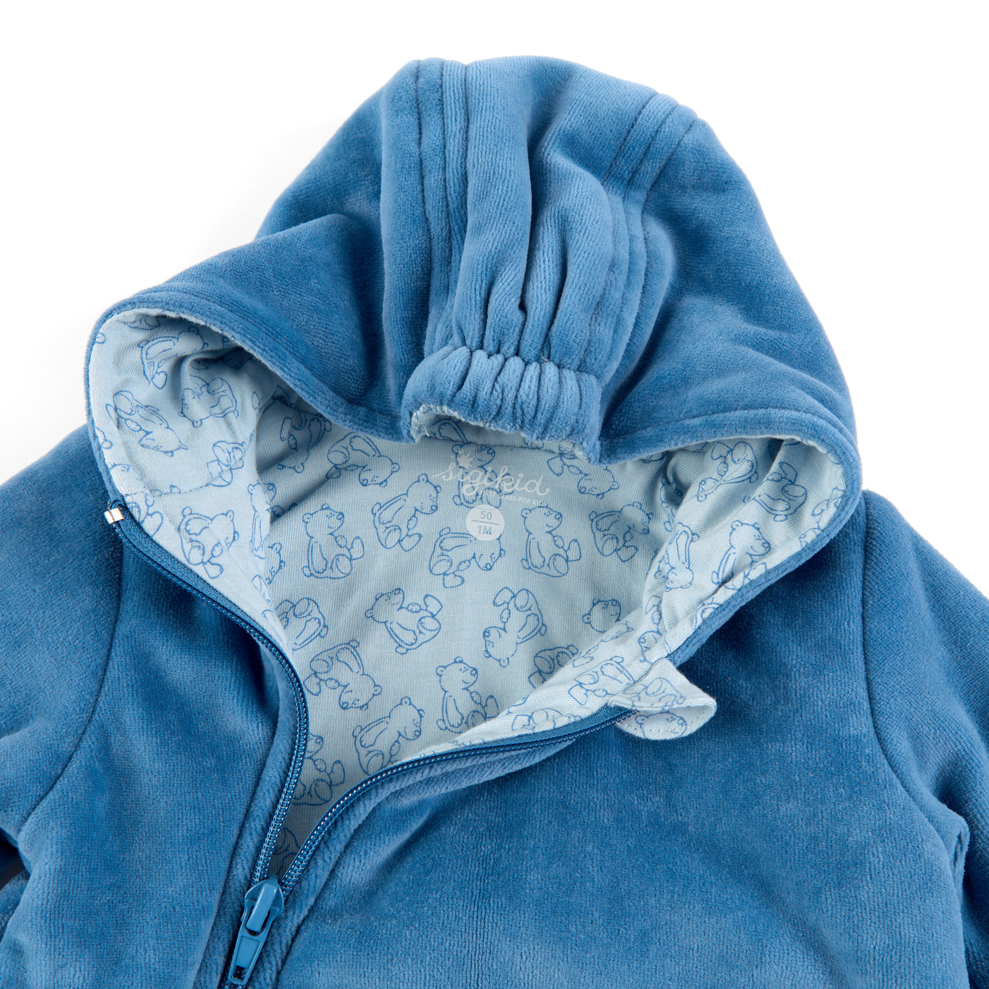 Blauer Baby Nickioverall, wattiert