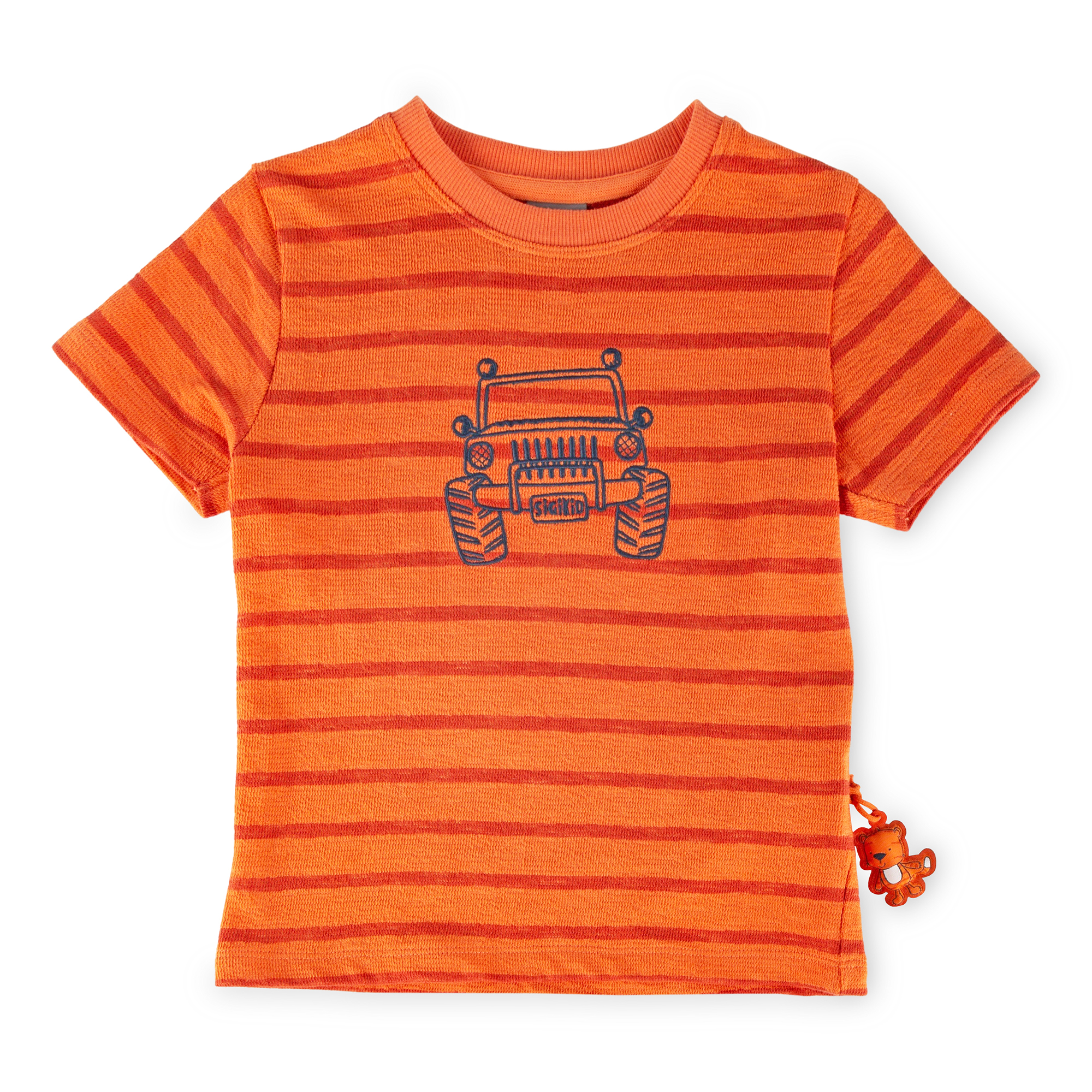 Super soft children's slub jersey T-shirt jeep