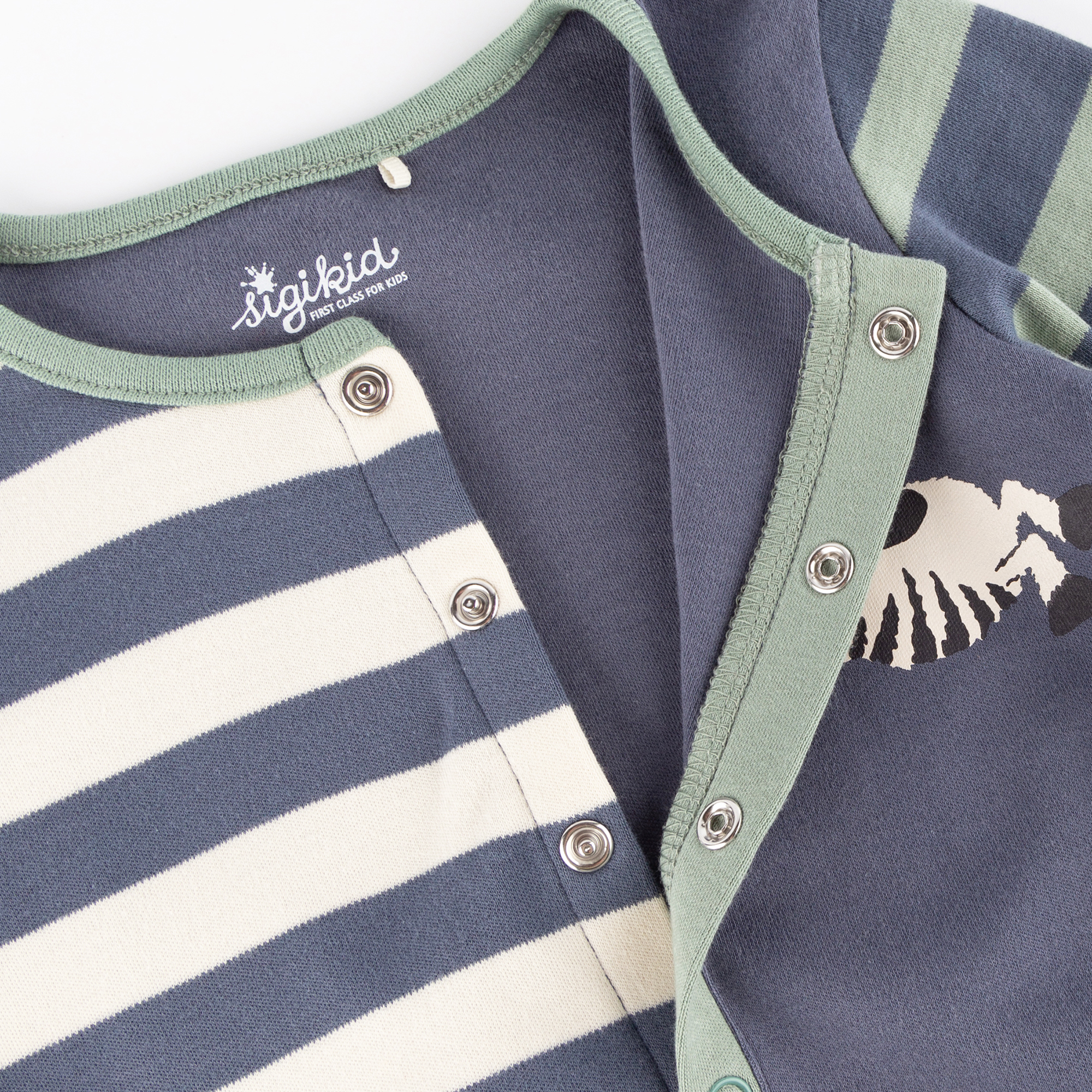 Baby sleepsuit overall zebra