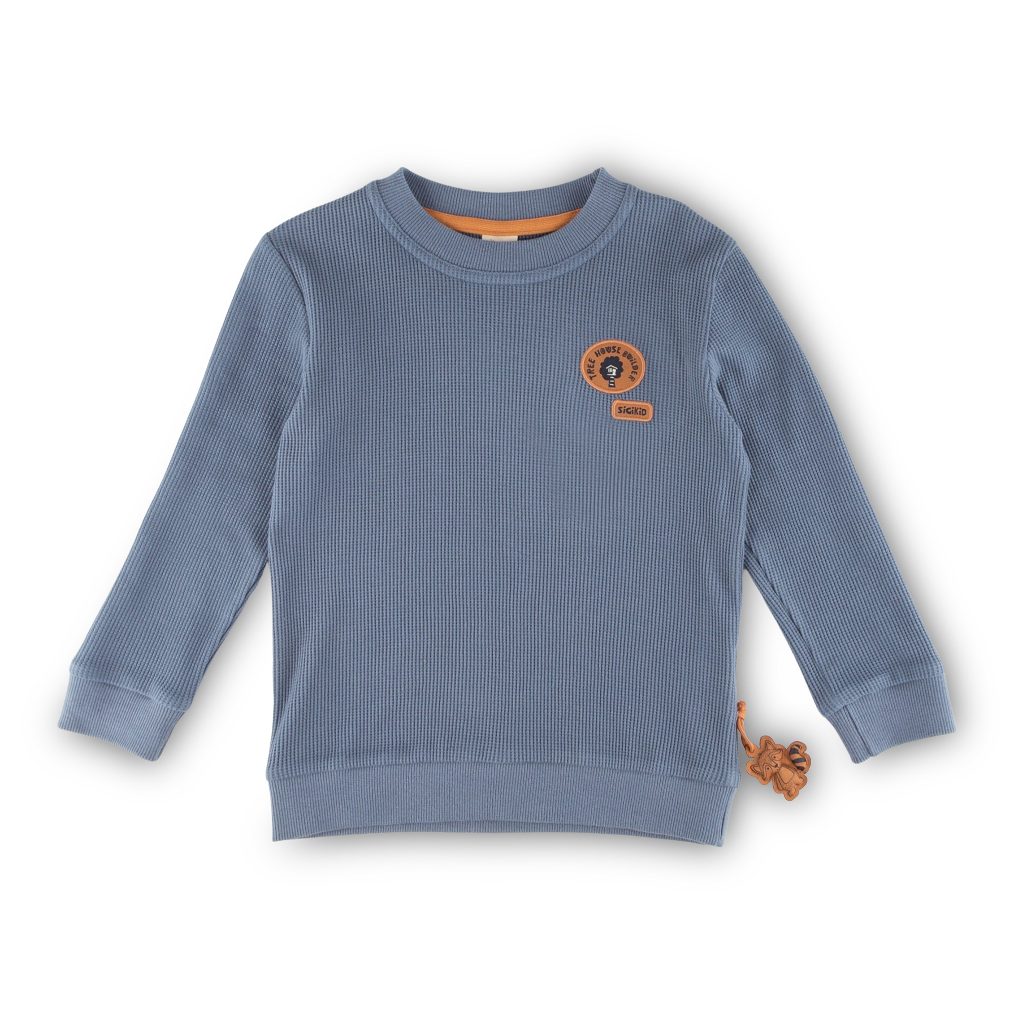 Kinder Langarmshirt Forest Adventure, blau