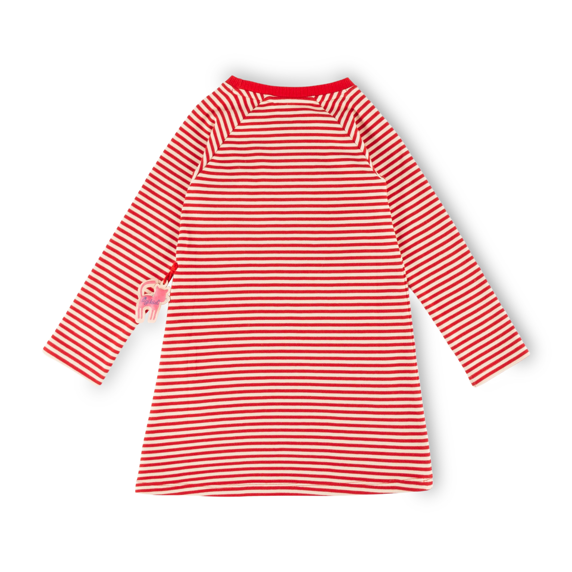 Striped children's dress with pockets, Wild Cat