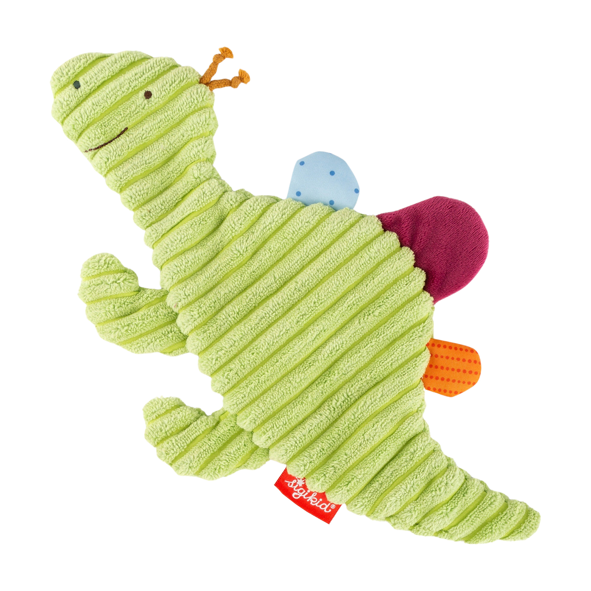 Baby Knister Schnuffeltuch Dino