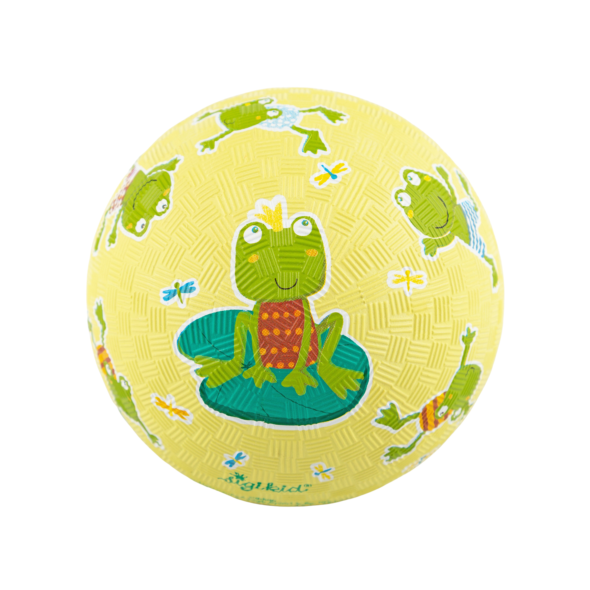 Rubber ball frog, small size, green
