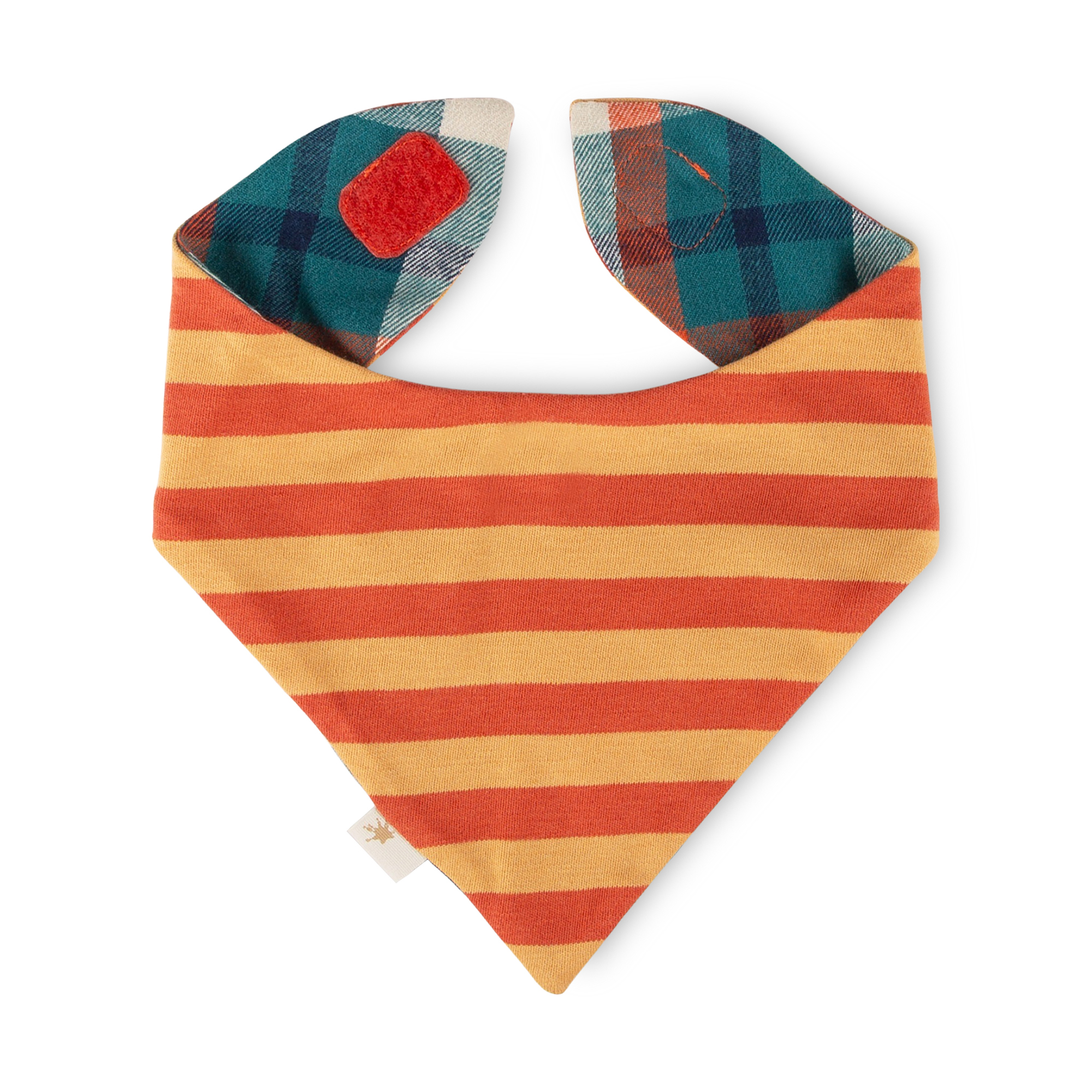 Reversible baby bandana bib Wild Fox