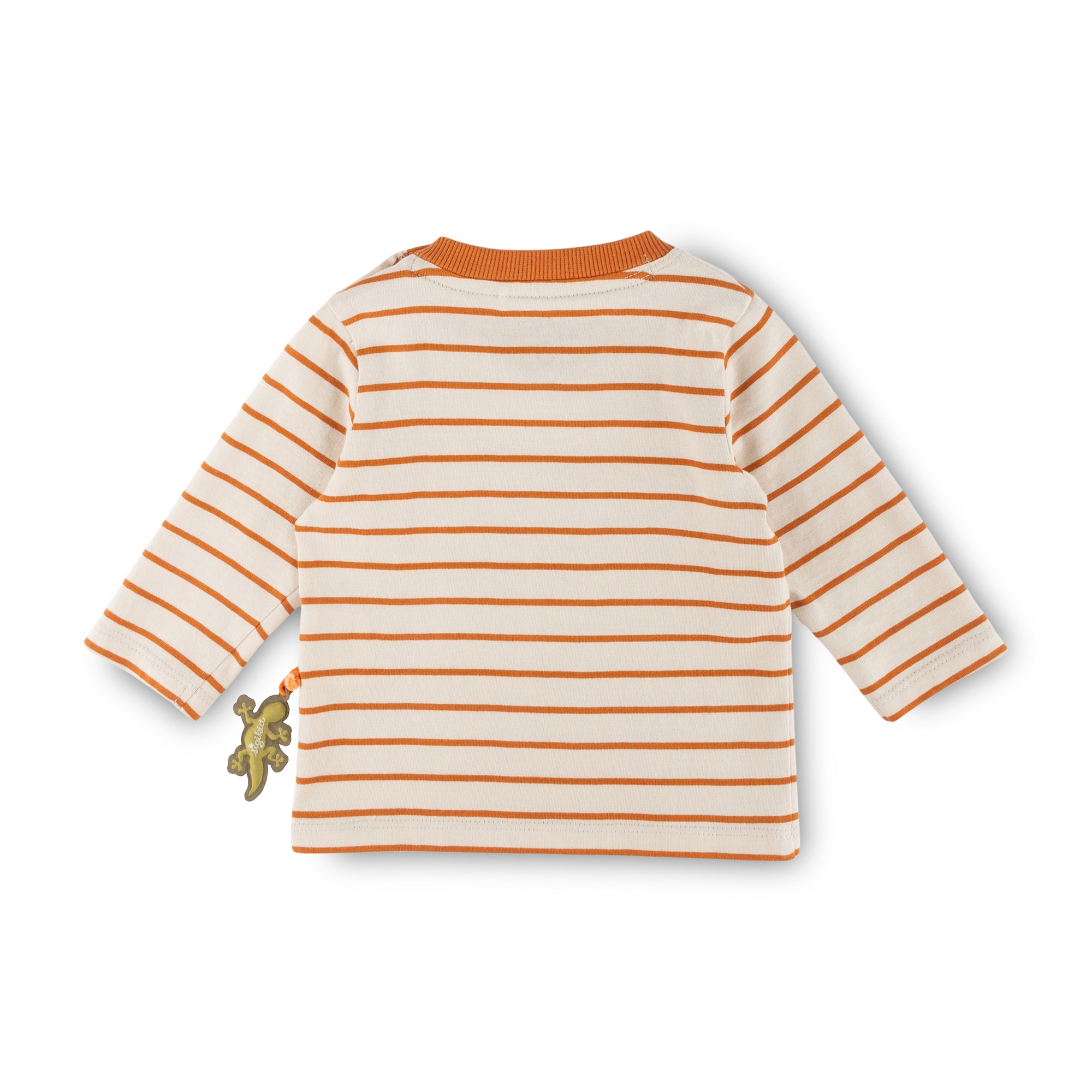 Striped baby long sleeve Tee chameleon, Jungle