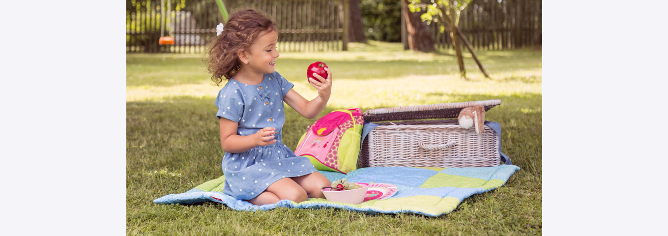 Picknick mit Kleinkindern