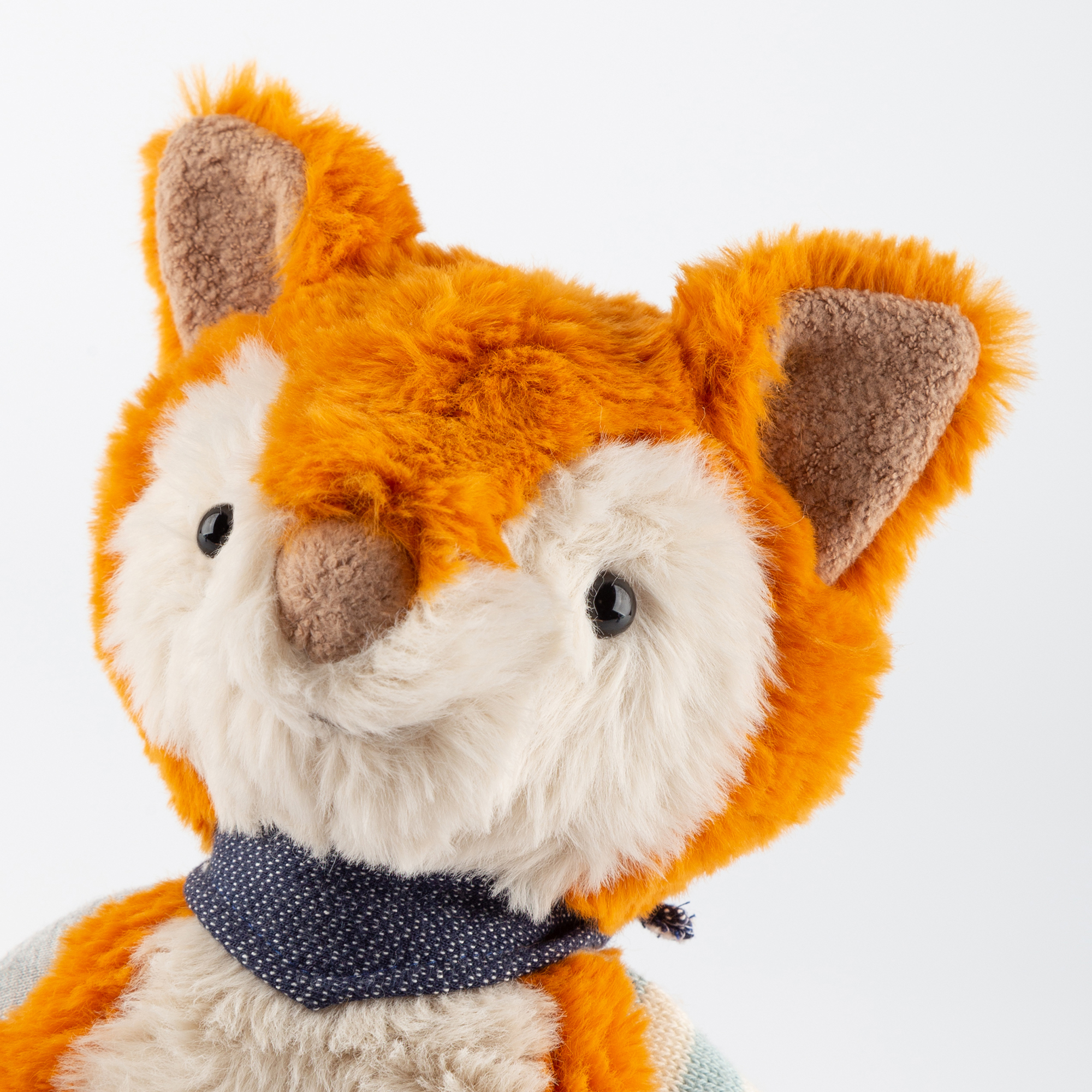 Fluffy plush fox, Patchwork Sweety