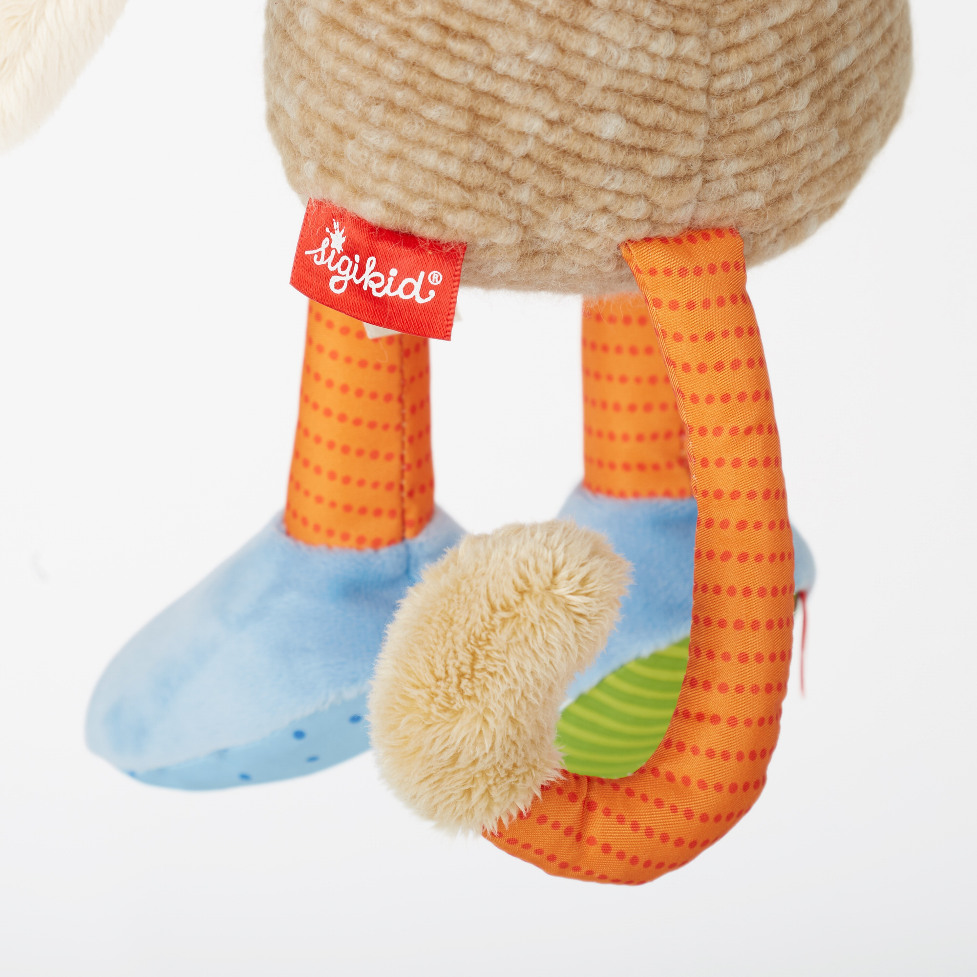 Sigikid Peluche Volpe Patchwork, 39 Cm, In Poliestere, Colorato, Modello 42849 - Foto 2