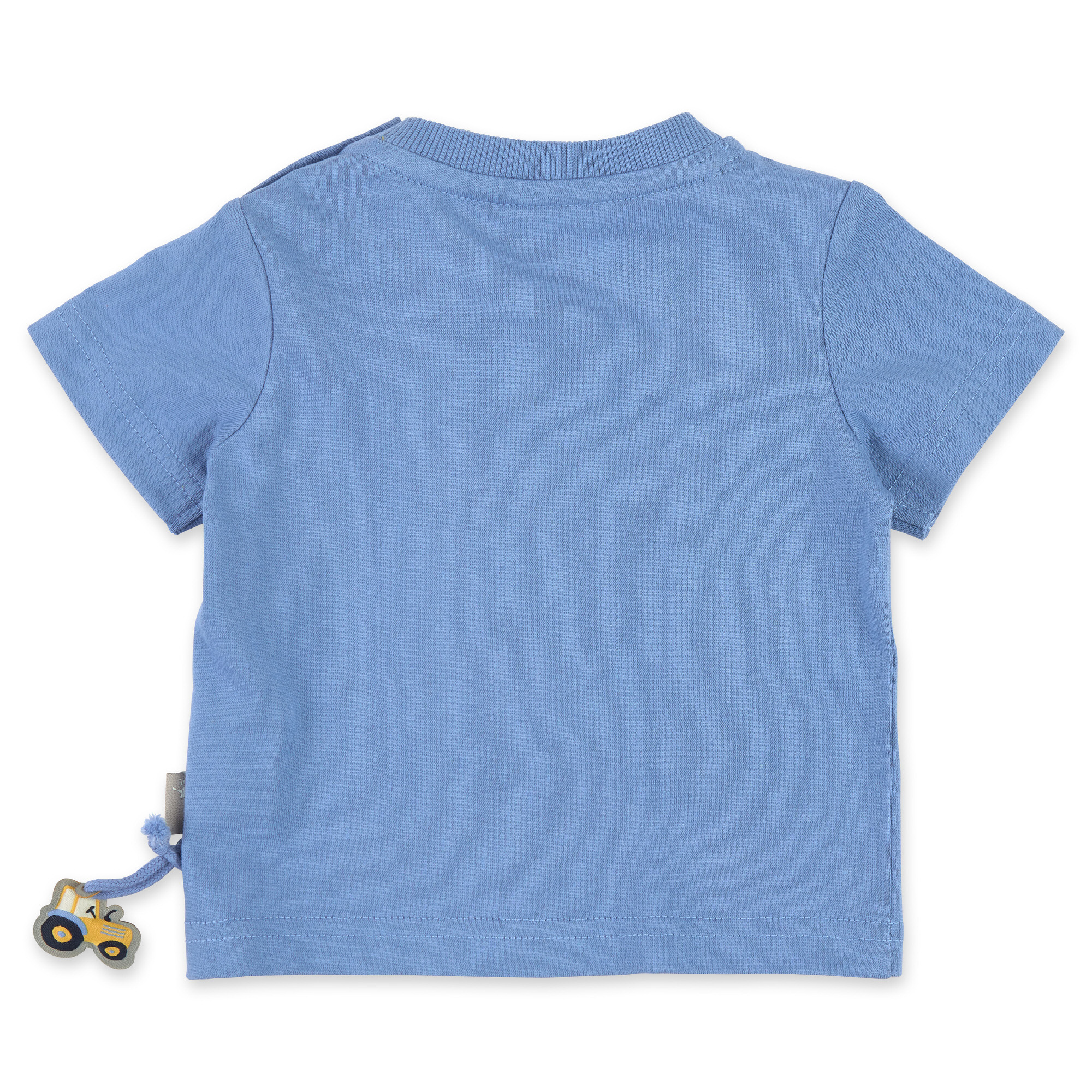 Blaues Baby T-Shirt gelber Traktor