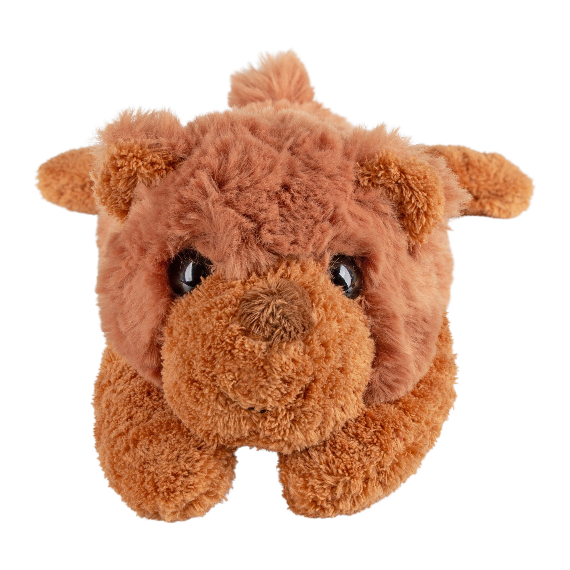 Kuscheltier Bär liegend braun, Flauscherie