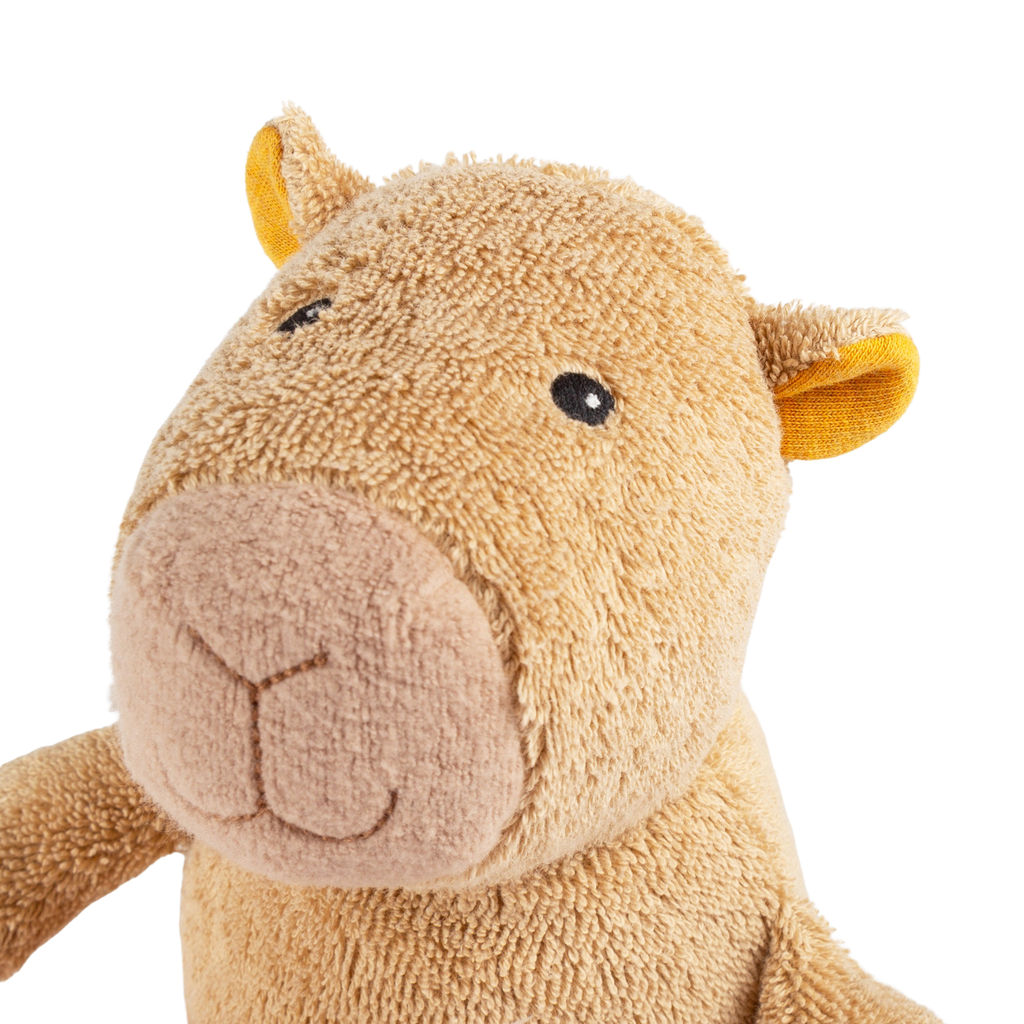 Musical soft toy capybara, cotton & kapok, Natural Friends