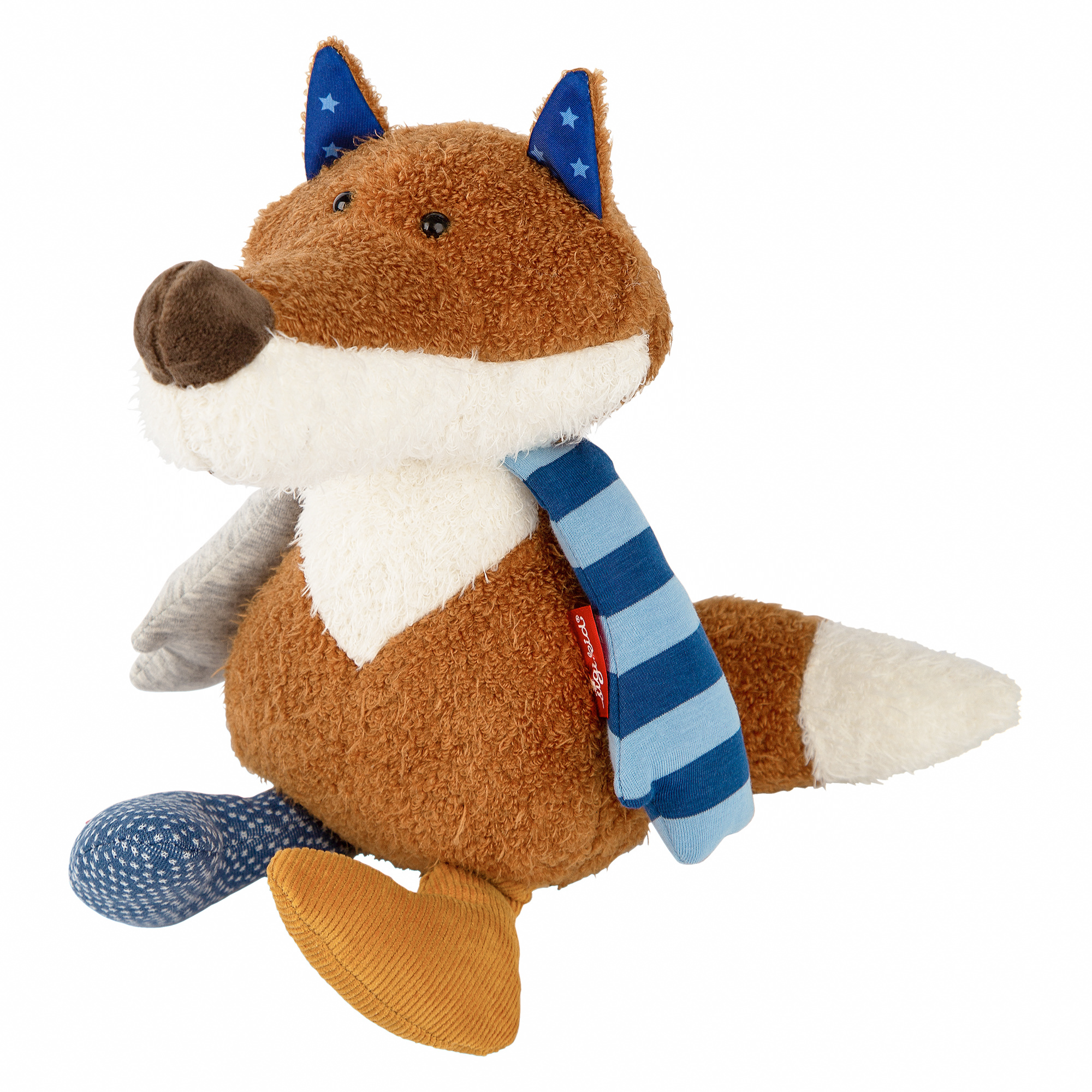 Patchwork soft toy fox
