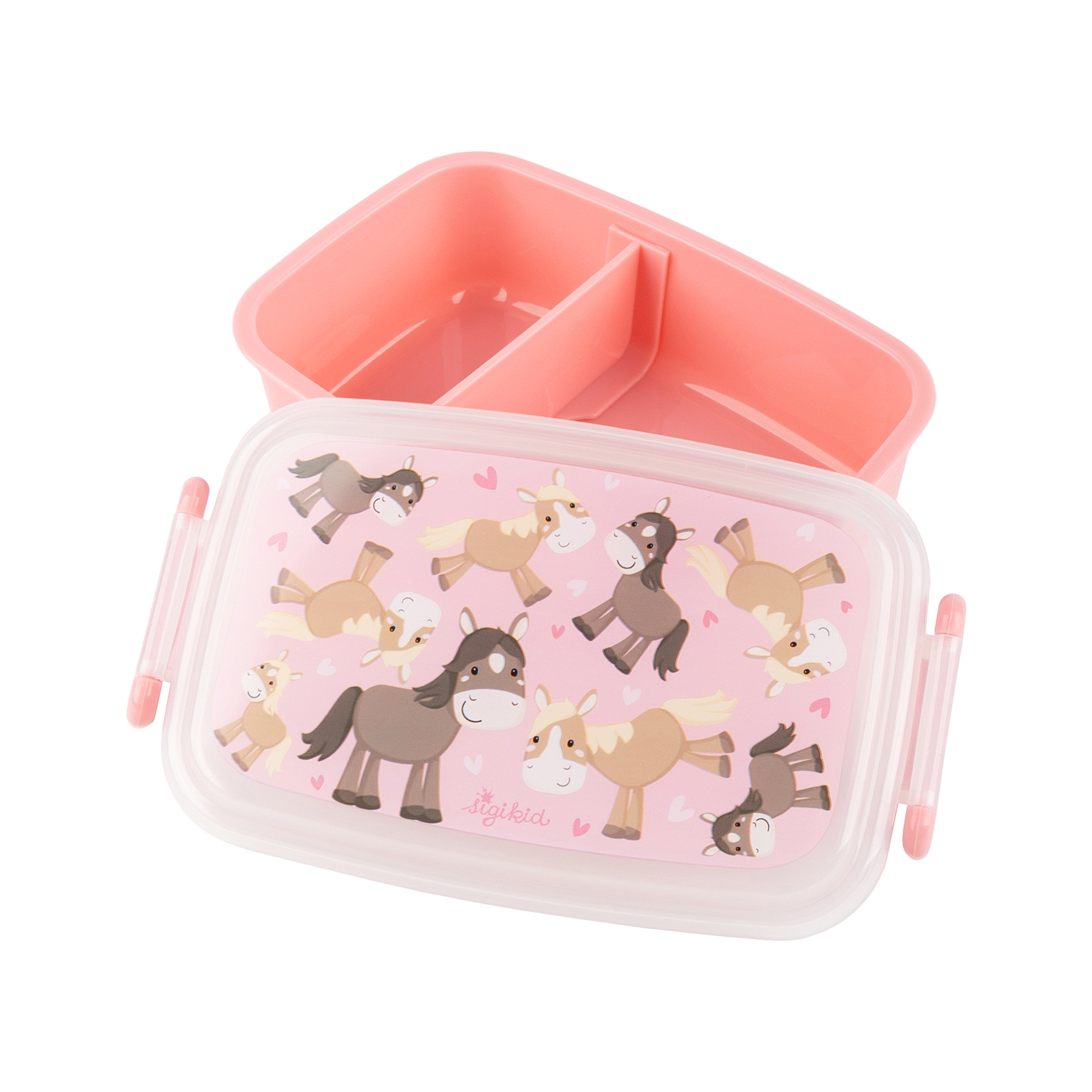 Kinder Brotbox Pony rosa