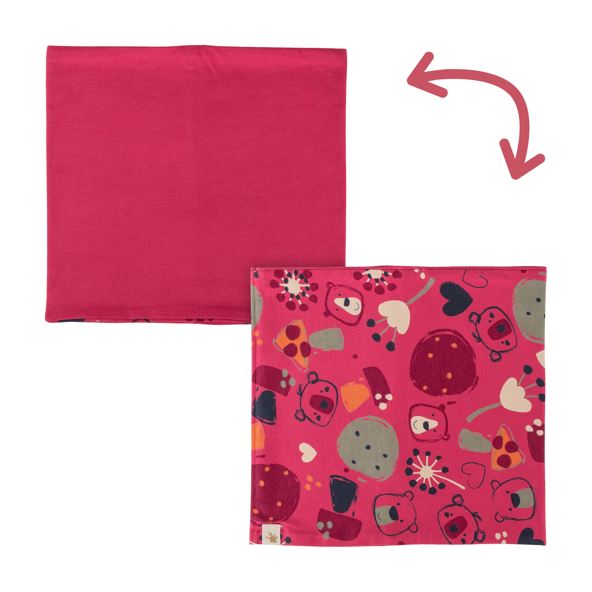 Children's reversible loop neck gaiter Fancy Forest Children's reversible loop neck gaiter Fancy Forest