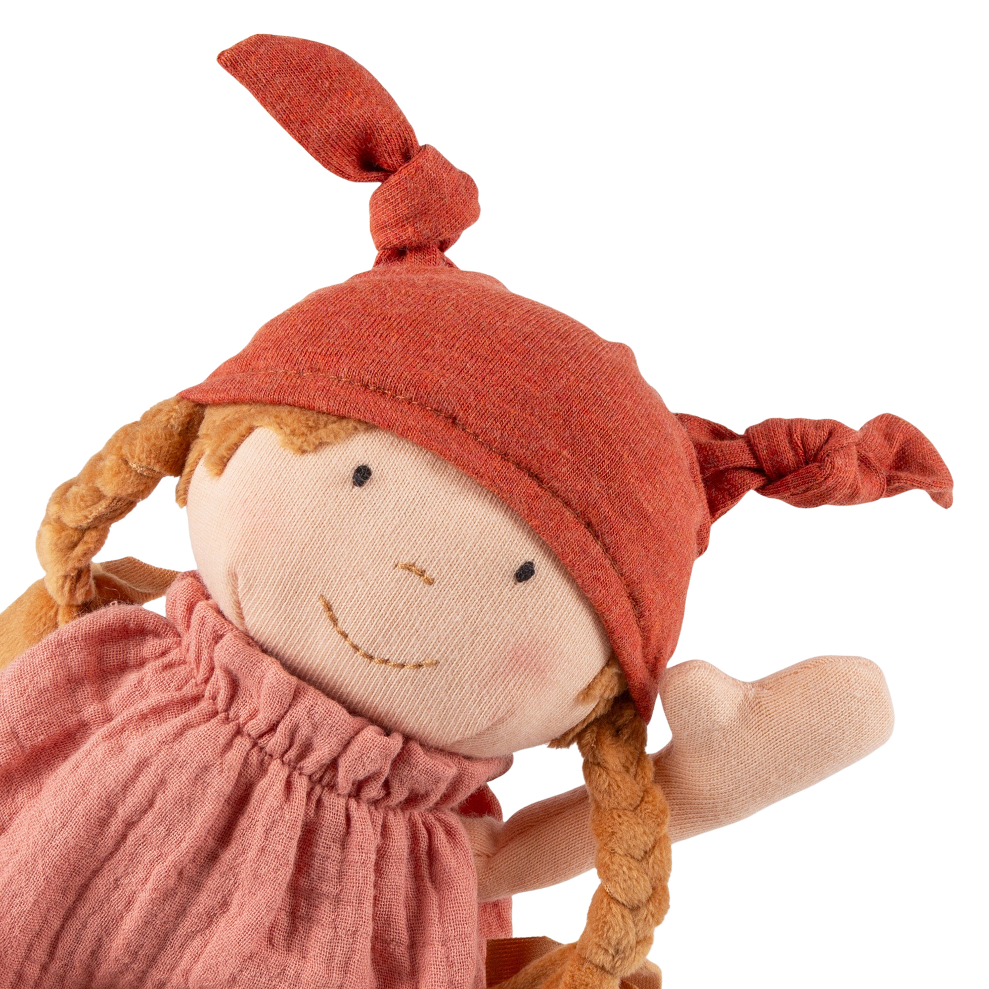 Baby soft doll Brenda Bilipup, dusty pink