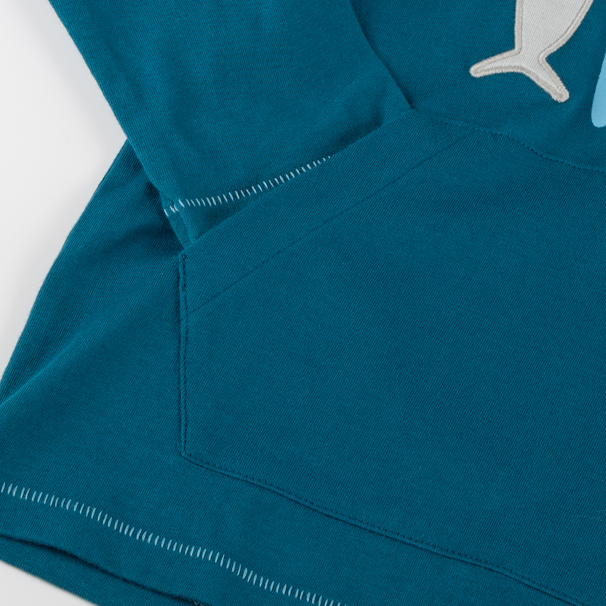Children's hoody, pockets, Blue & Bright