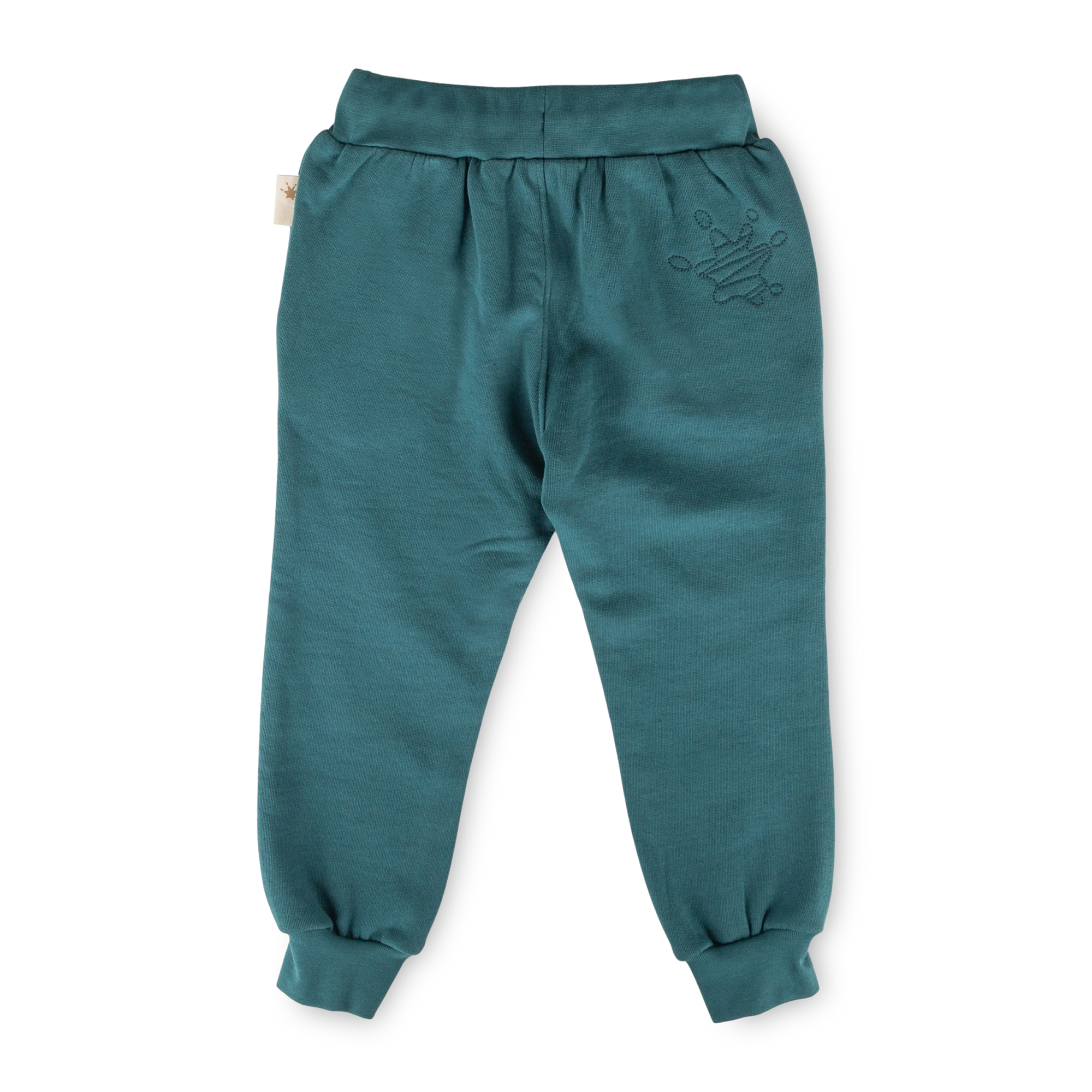 Kinder Sweathose Klecks, petrolblau