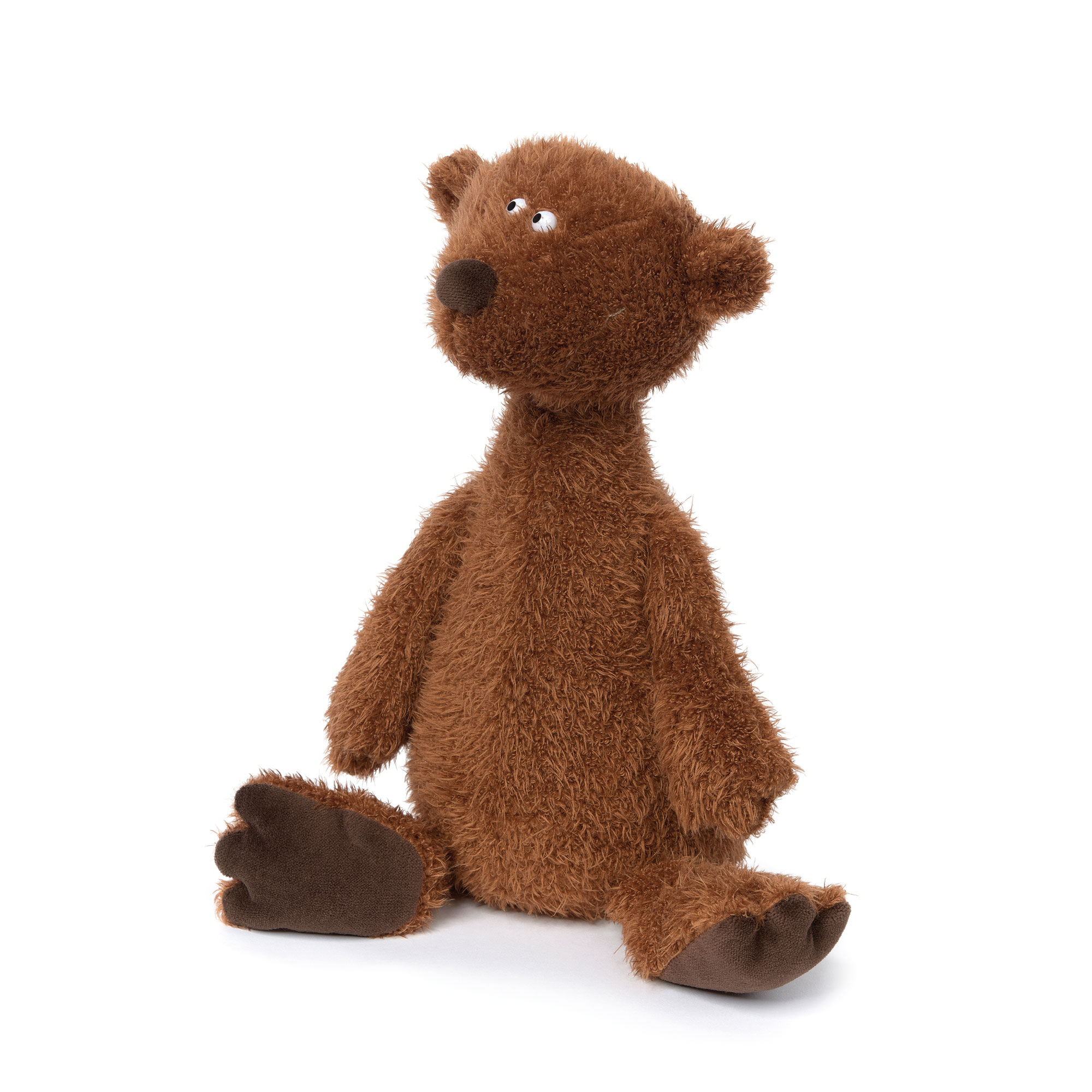Plush toy bear red brown, Ach Good! Beasts
