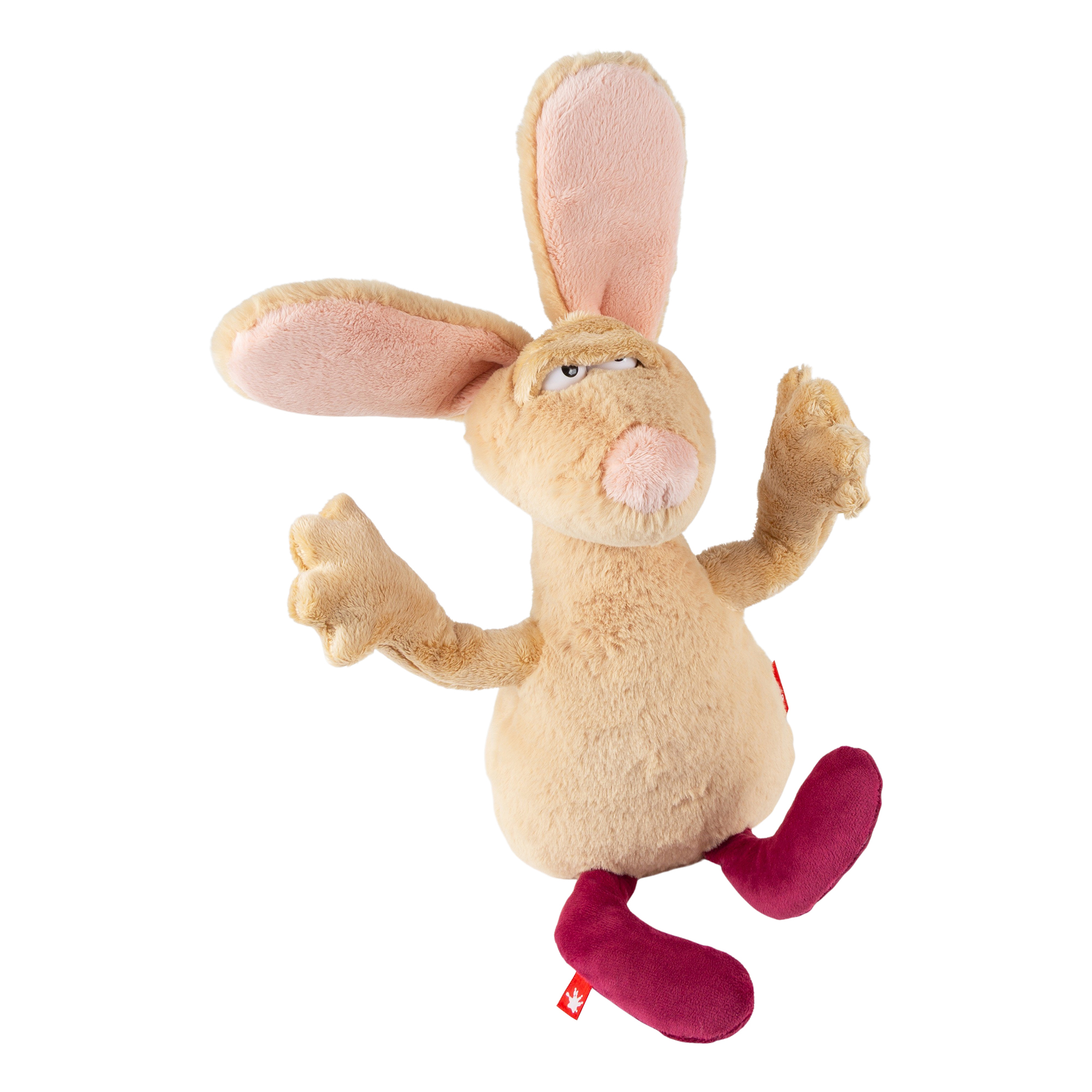 Shapeable plush toy rabbit