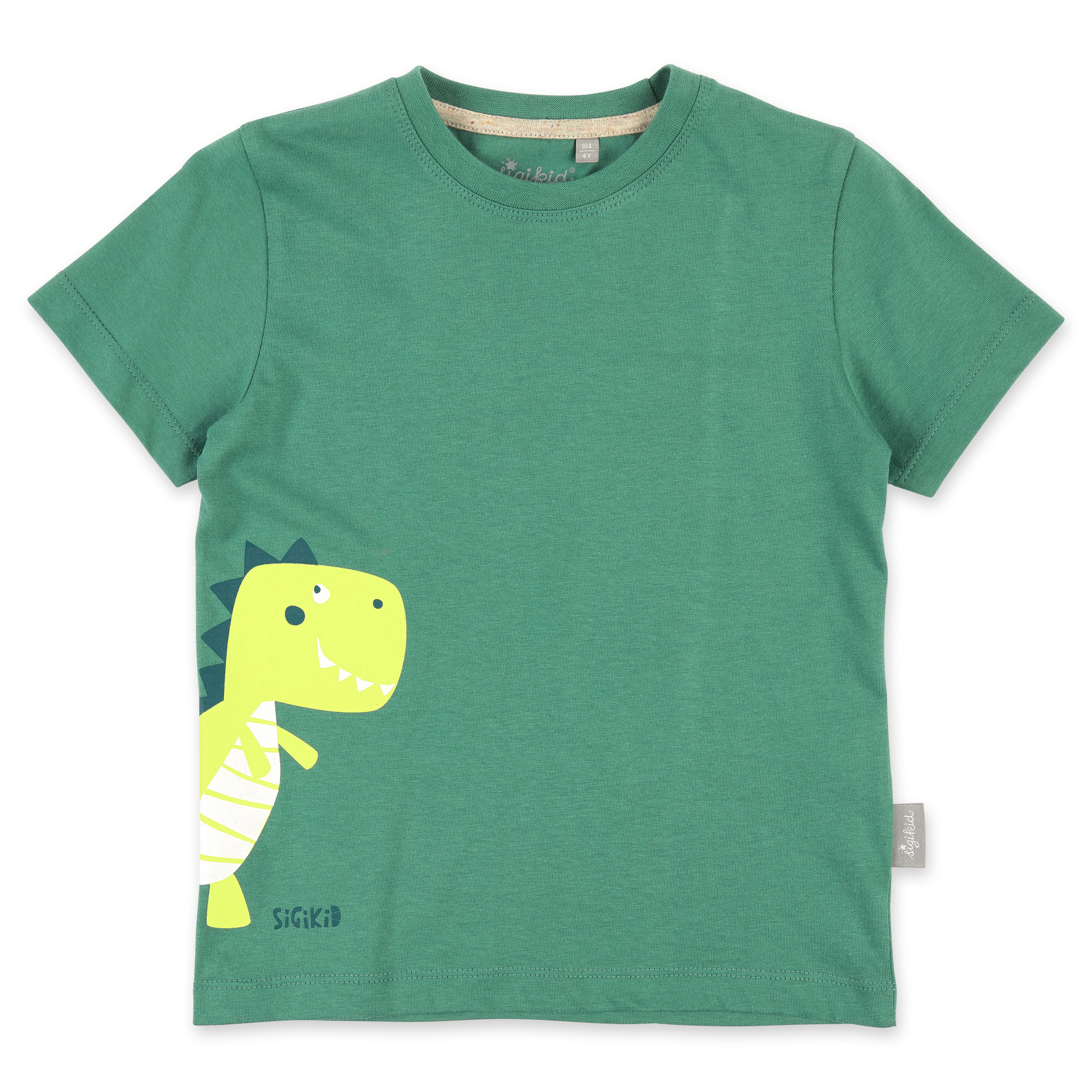 Children's shorty pajamas dinosaur, green