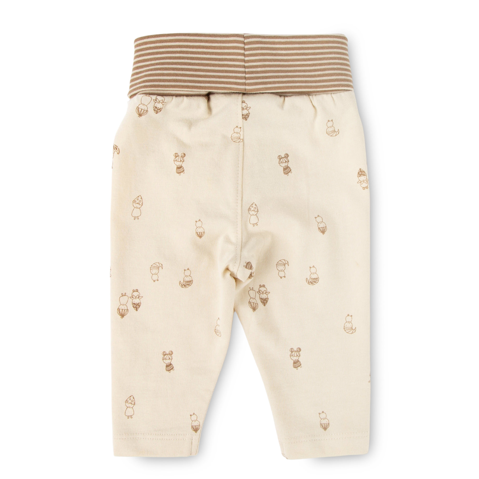 Baby Hose, beige bedruckt