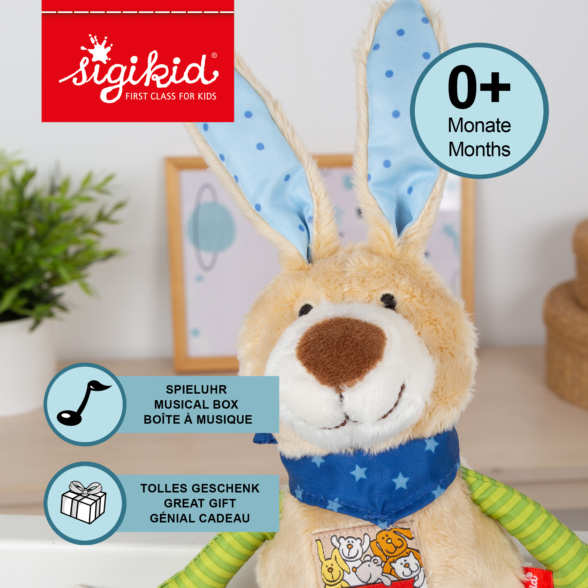 Musical plush rabbit Musical plush rabbit