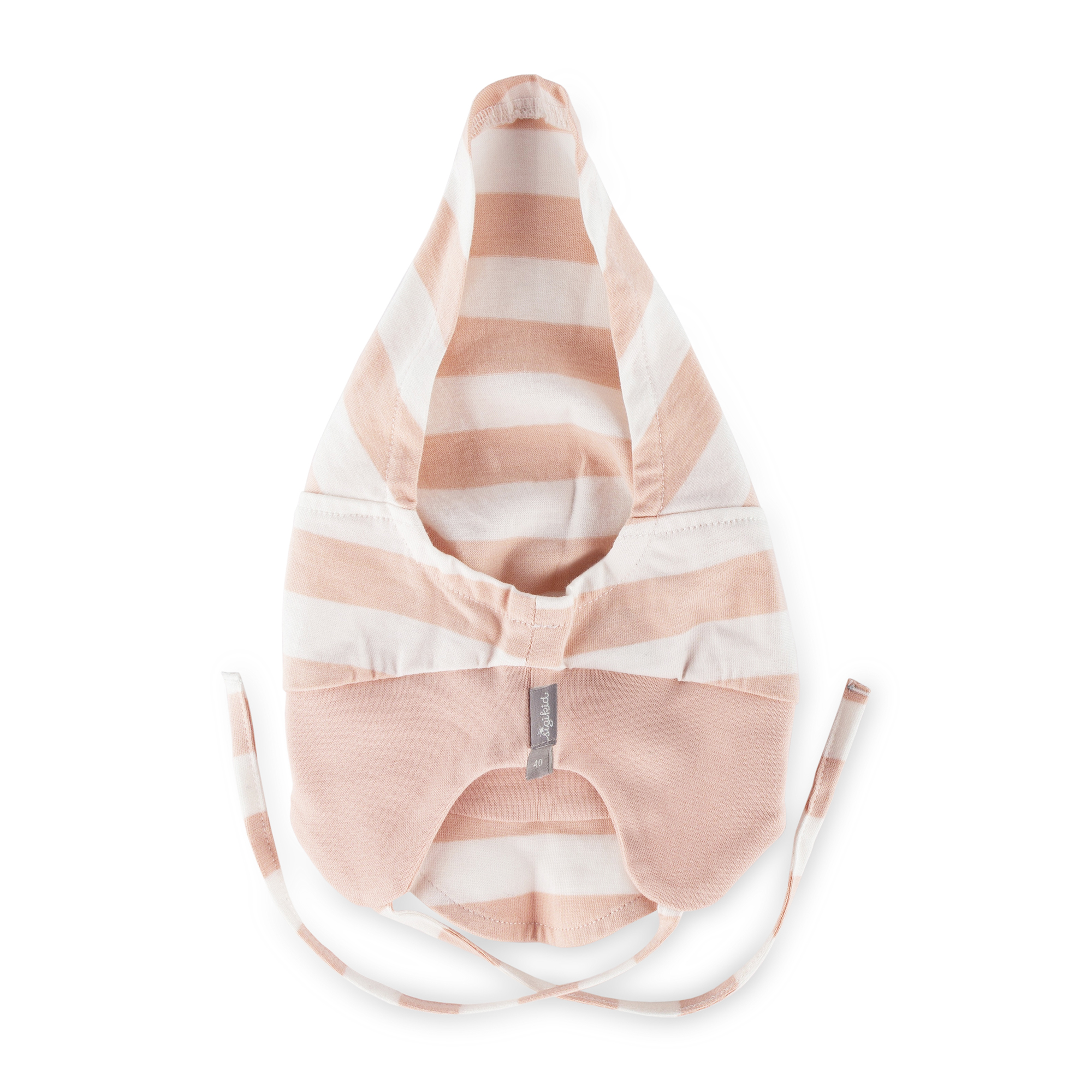 Baby summer headscarf hat, pale pink