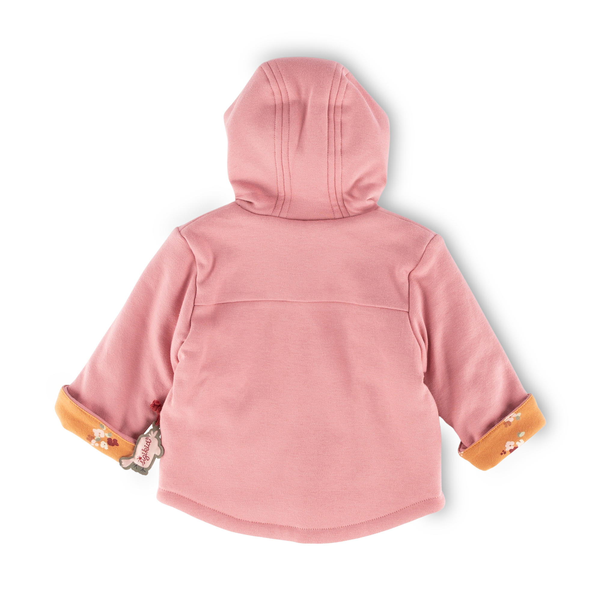 Reversible baby jacket Pink Cockatoo