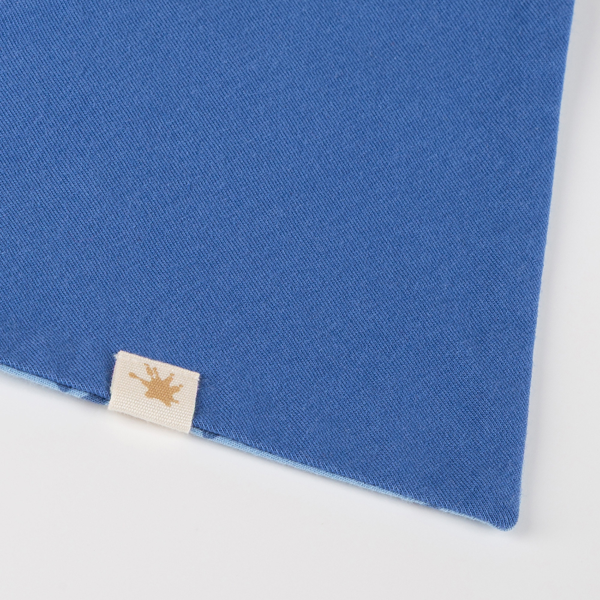 Baby Wendehalstuch Tiger & Löwe, blau