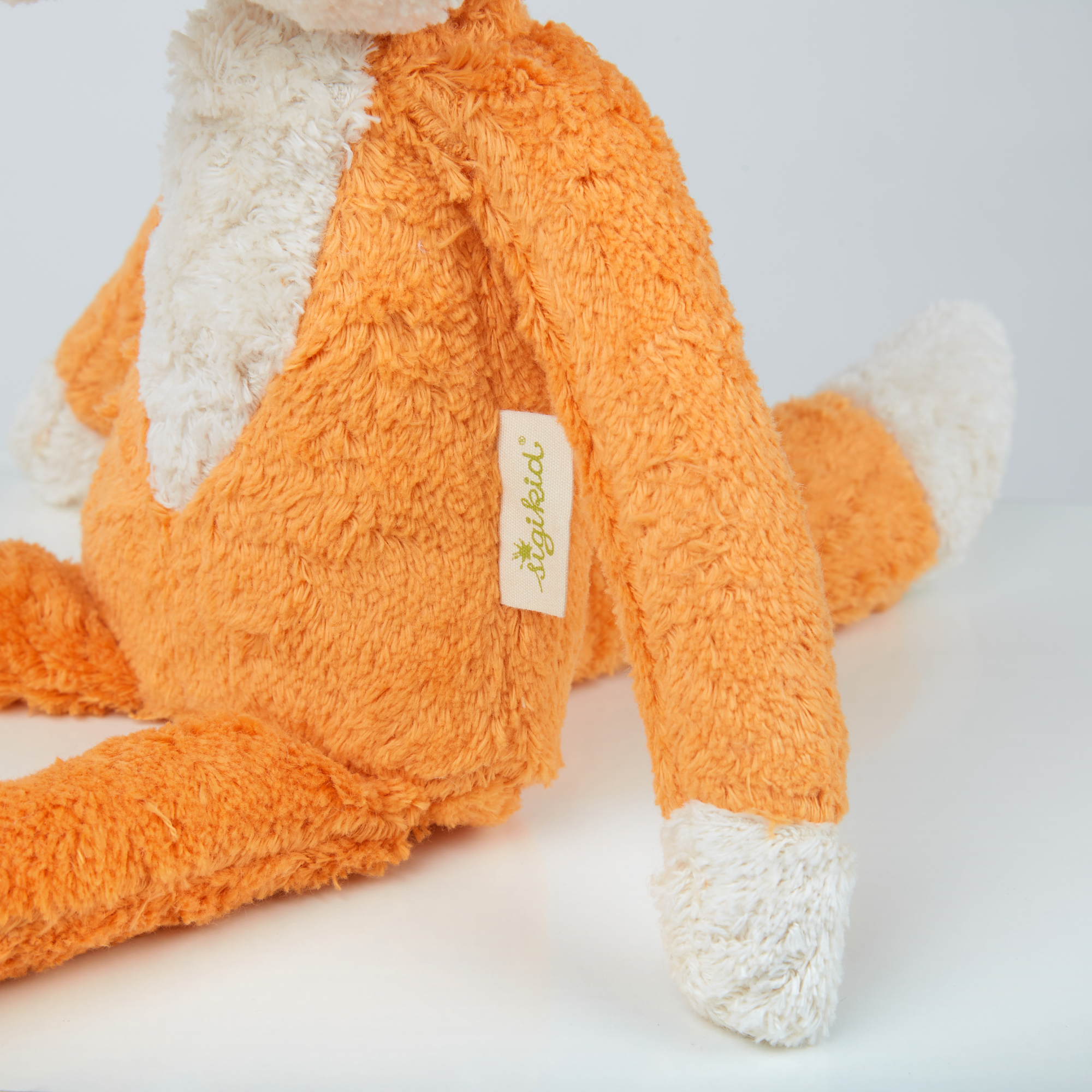 Pure and natural: organic soft toy fox