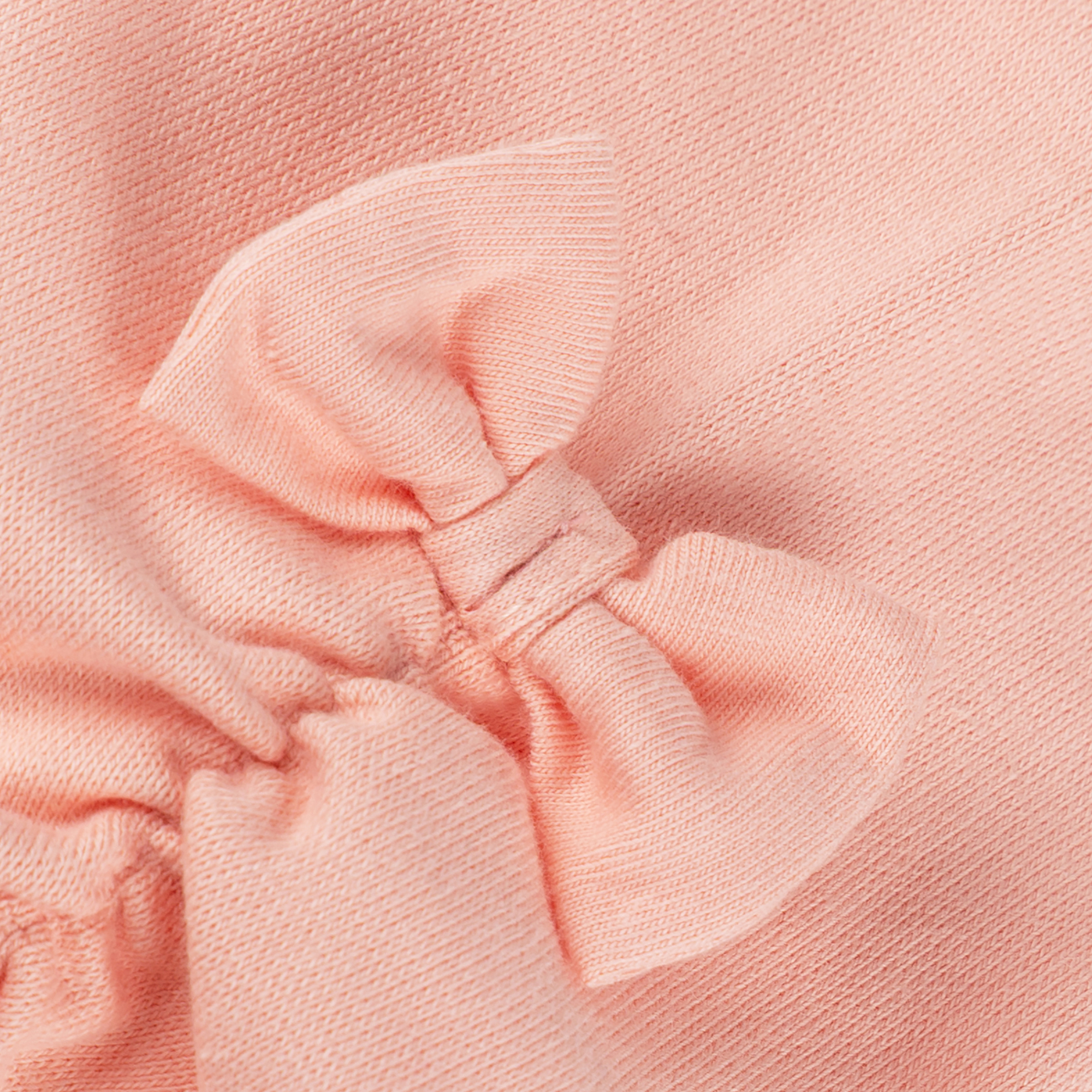 Kinder Capri-Leggings seitlich gerafft, rosa