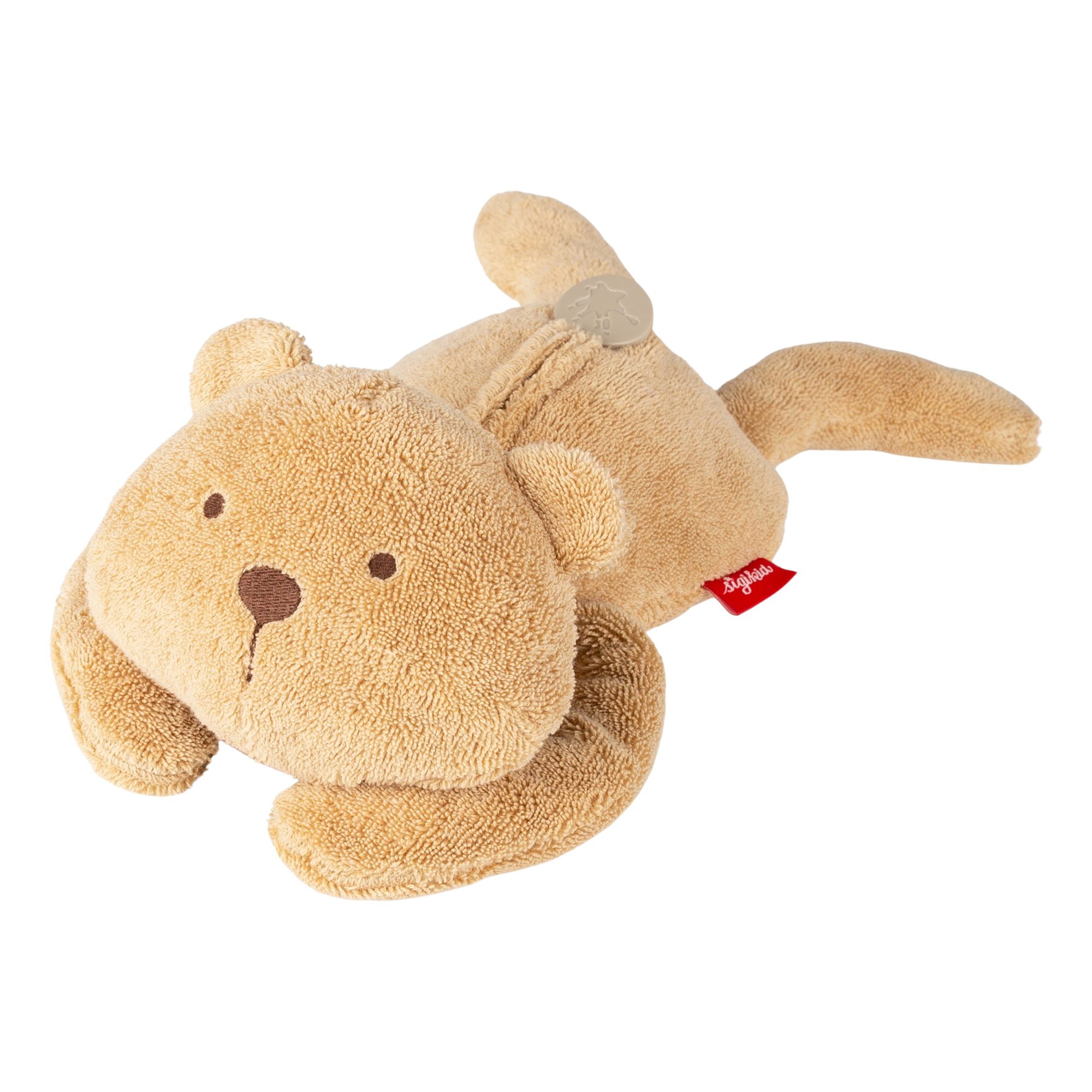 Mamilodie pregnancy musical soft toy bear, organic cotton