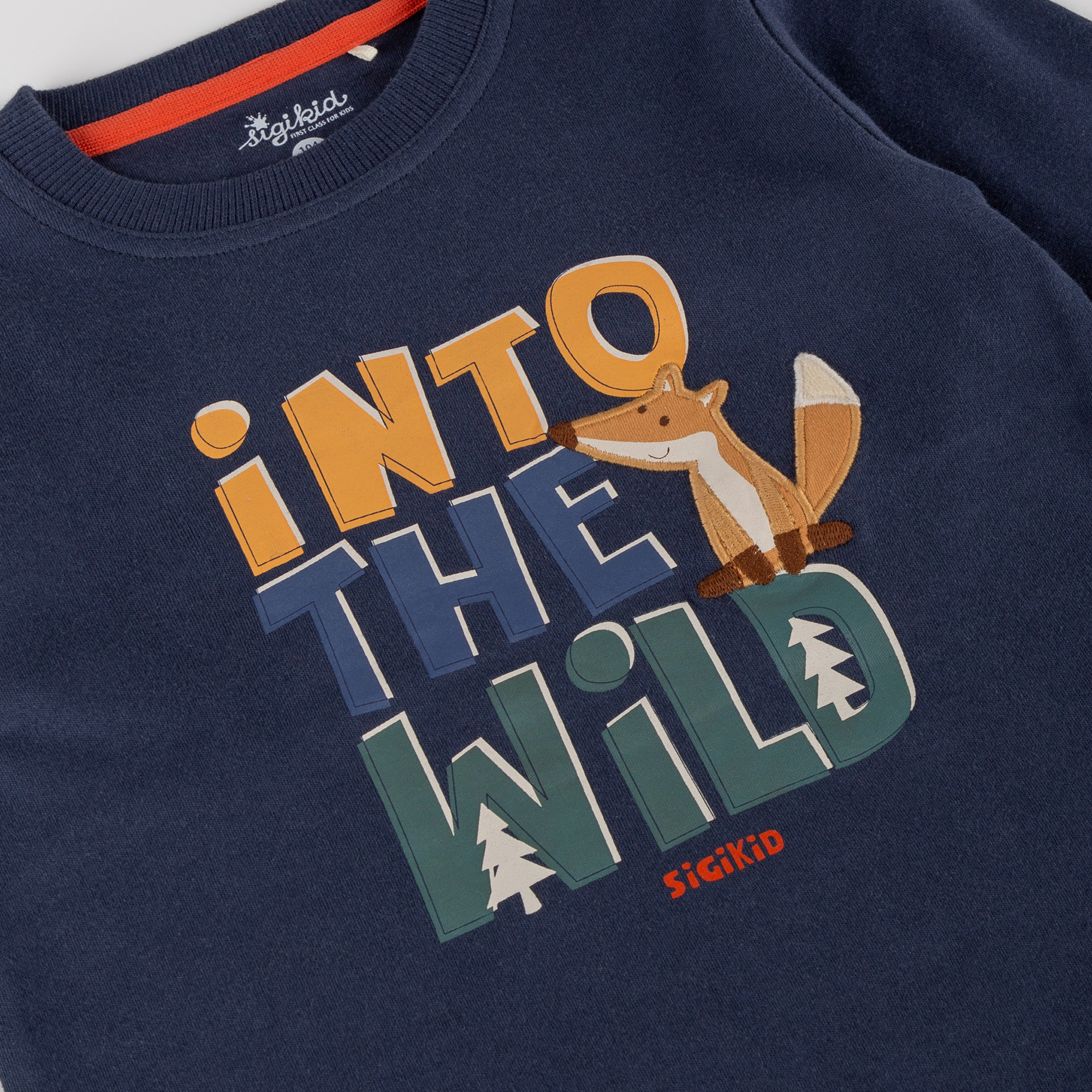 Kinder Langarmshirt Fuchs Wild Fox, dunkelblau