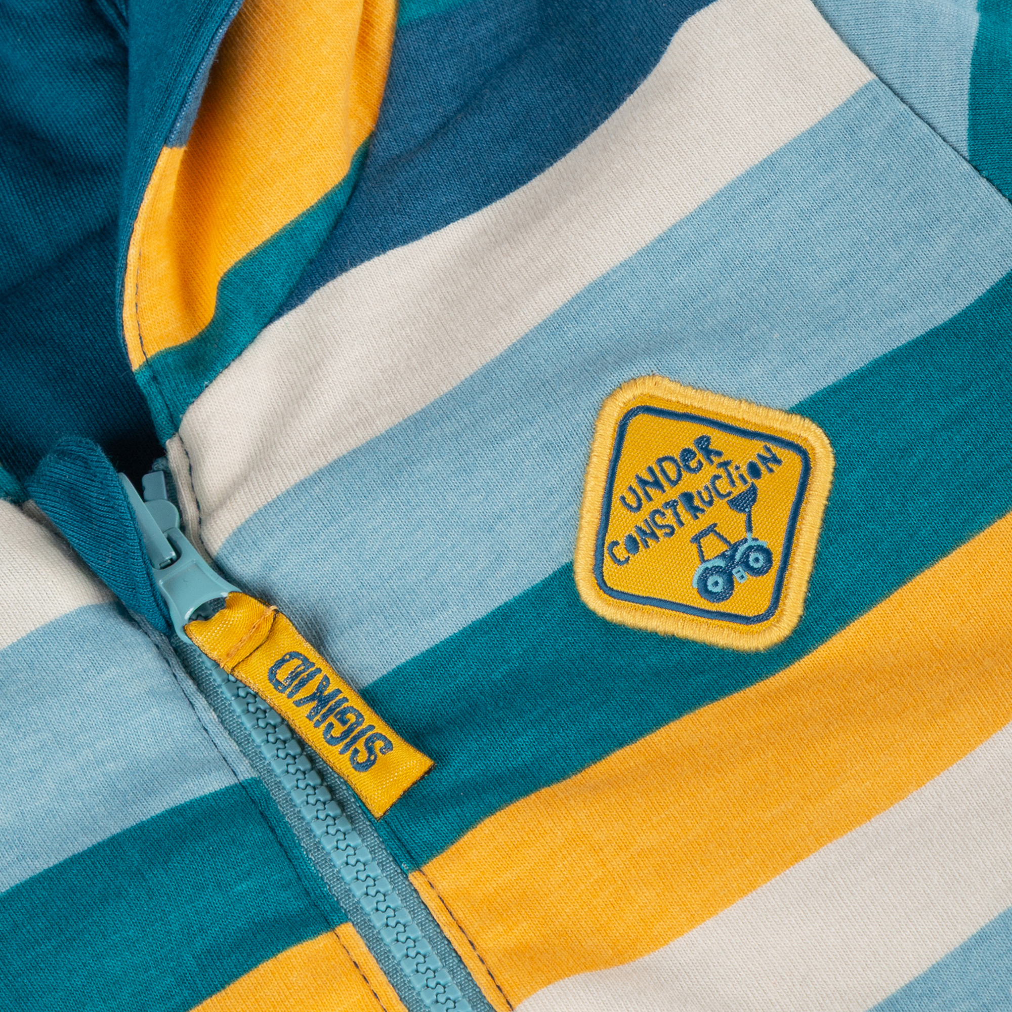 Reversible baby jacket, interlined, Tractor & Co