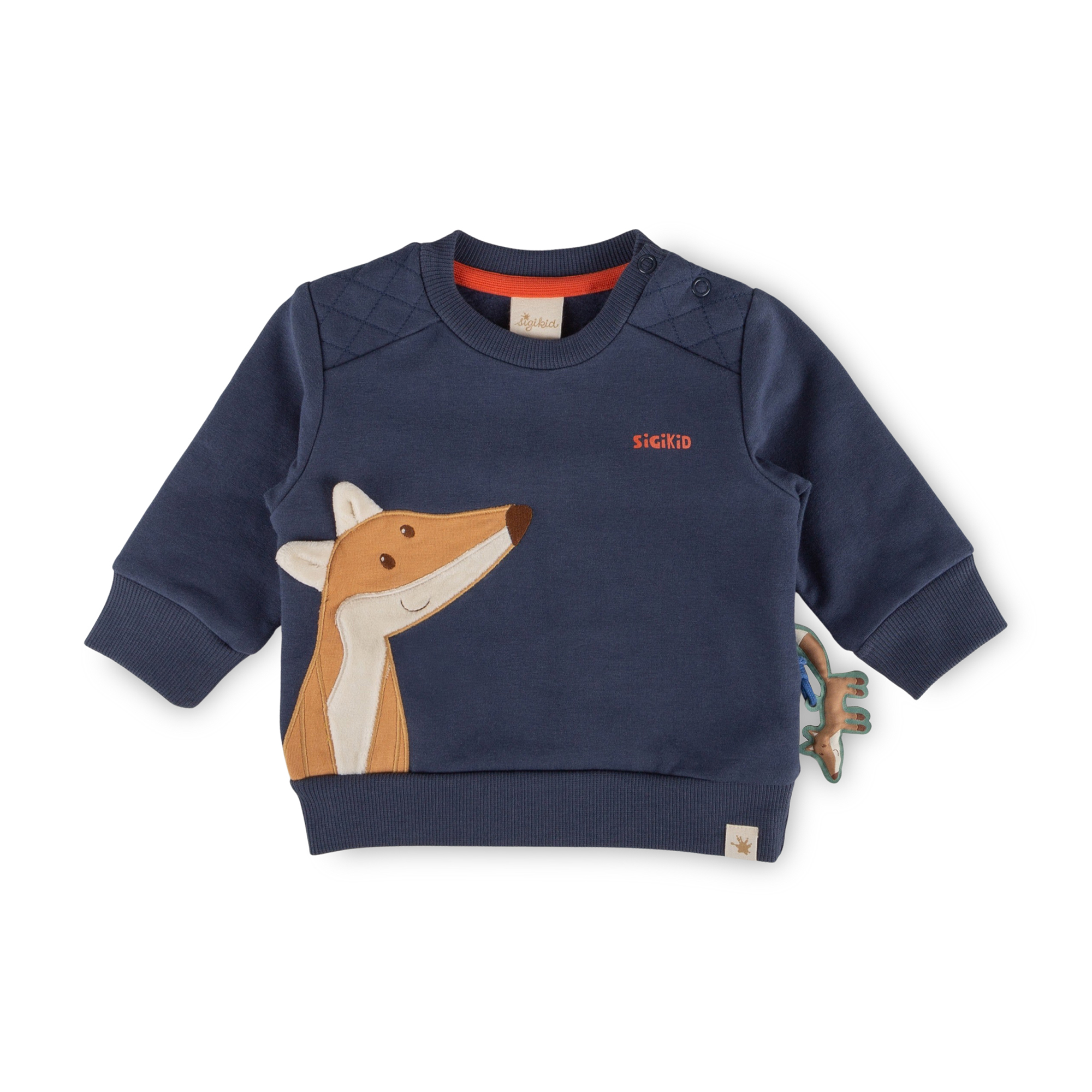 Baby sweatshirt Wild Fox, dark blue