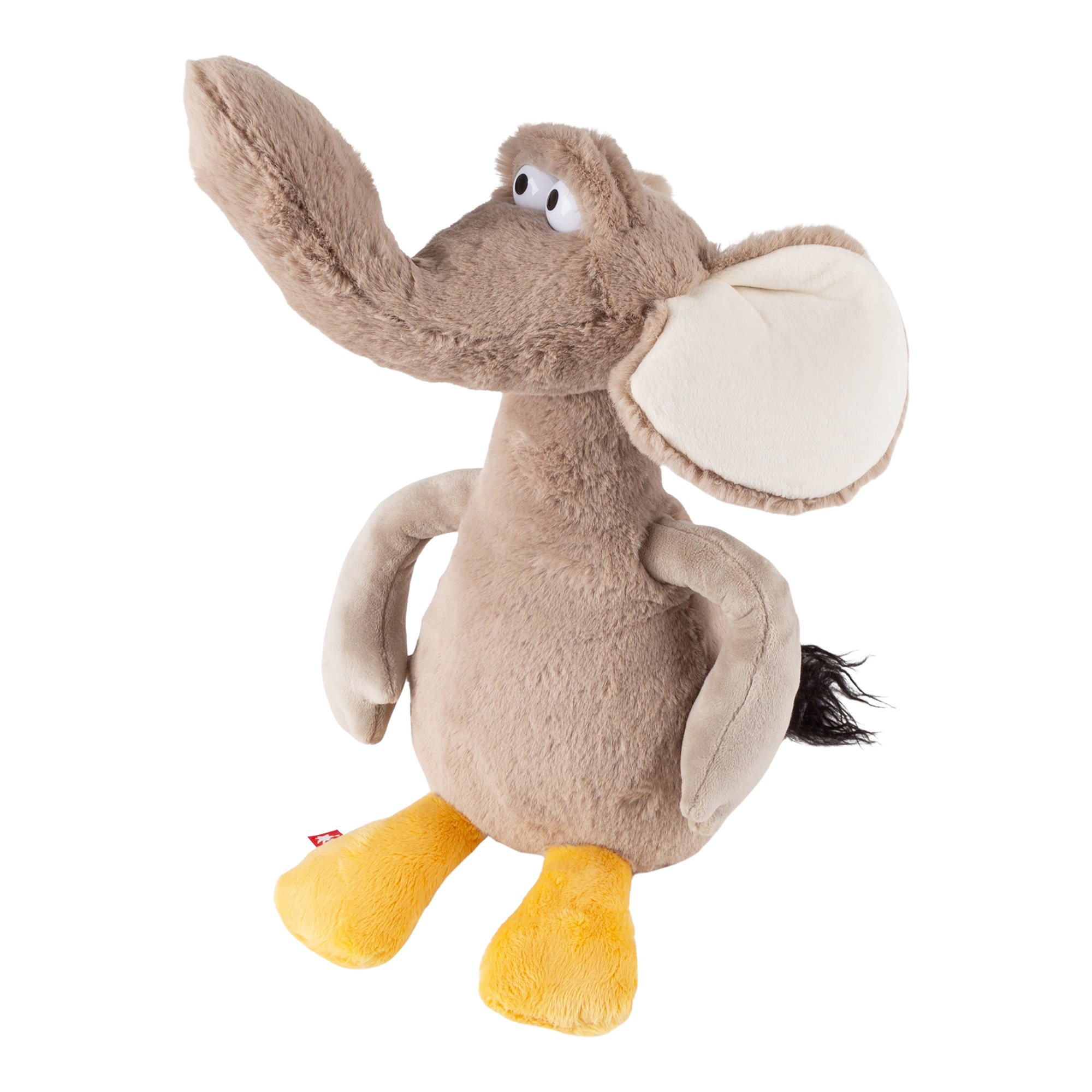 Shapeable plush toy elephant