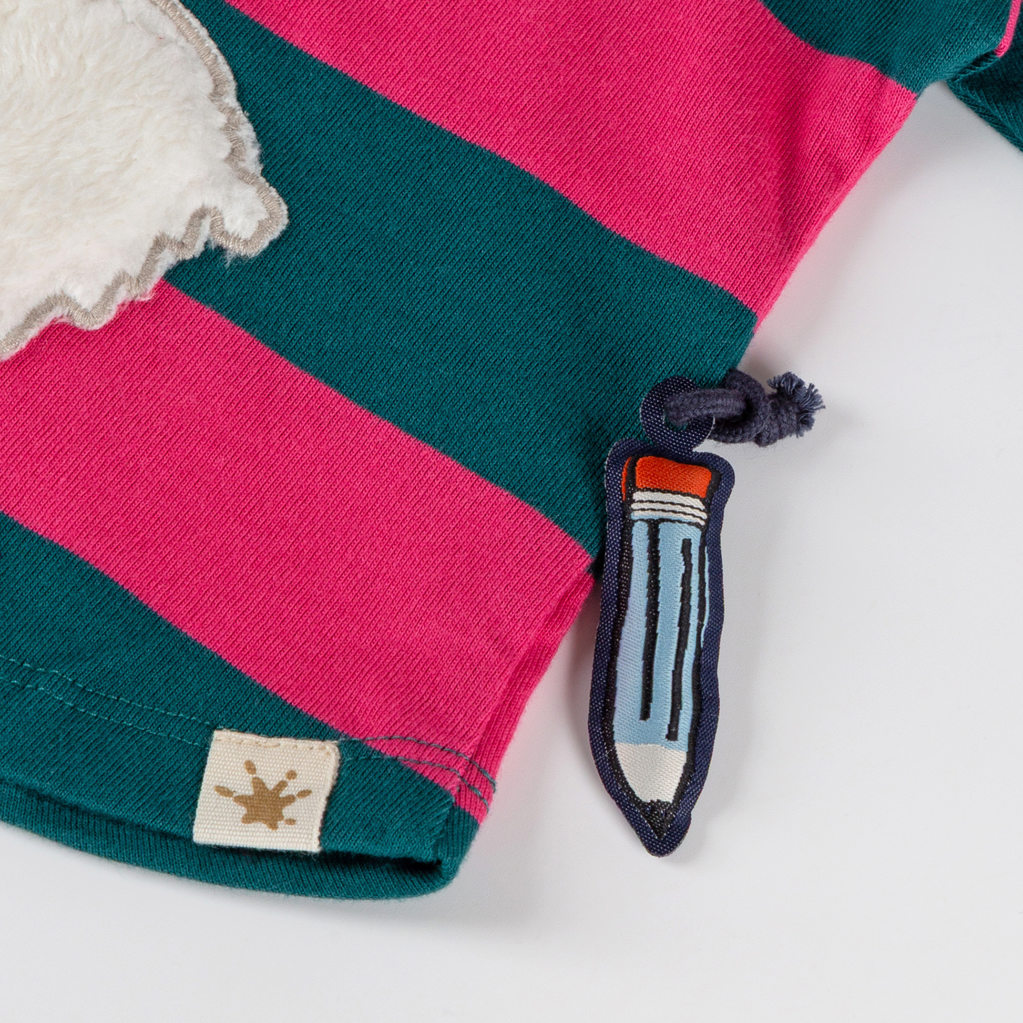 Baby long sleeve Tee llama, shoulder frills