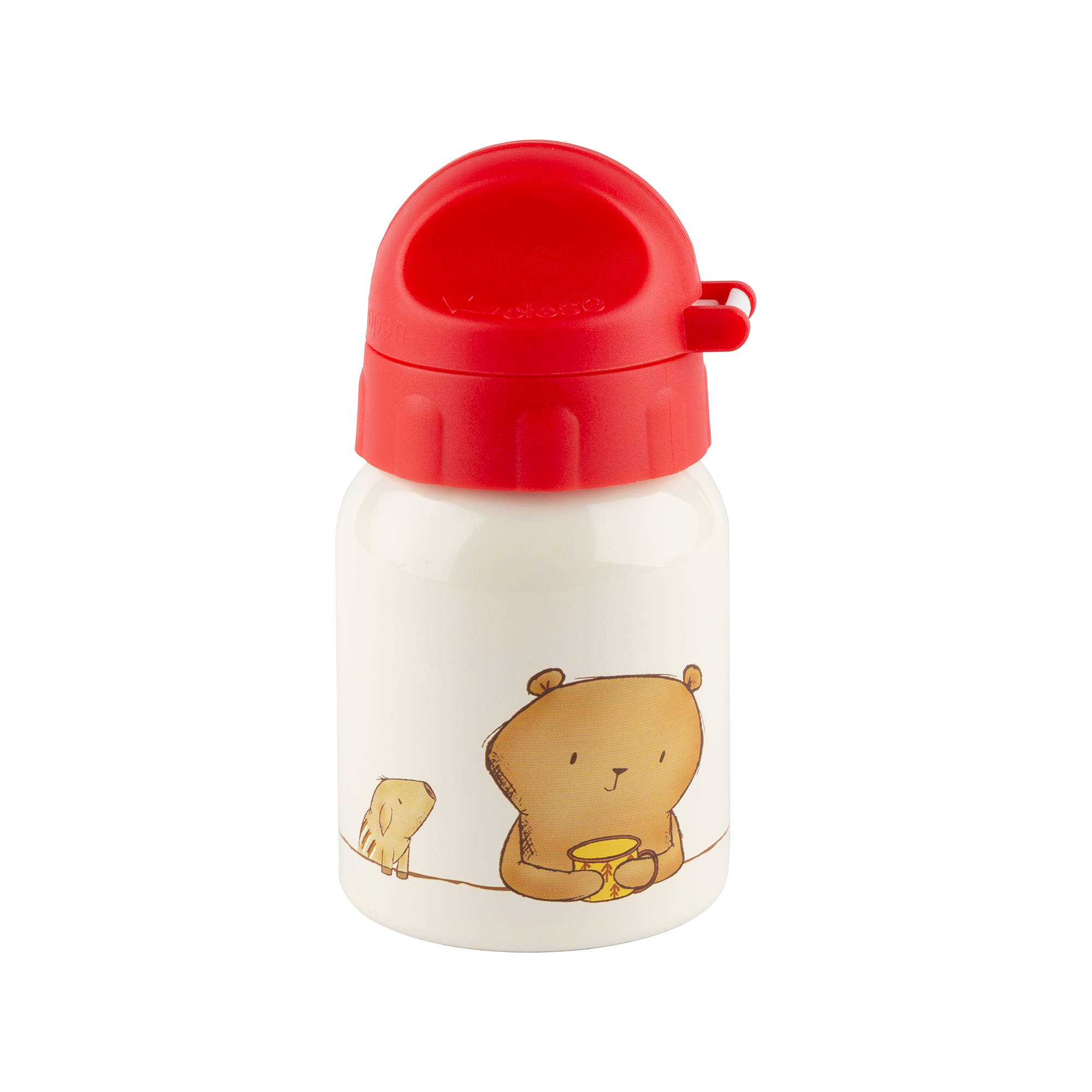 Children's drink bottle 250 ml Mister O'Lui, stainless steel Children's drink bottle 250 ml Mister O'Lui, stainless steel