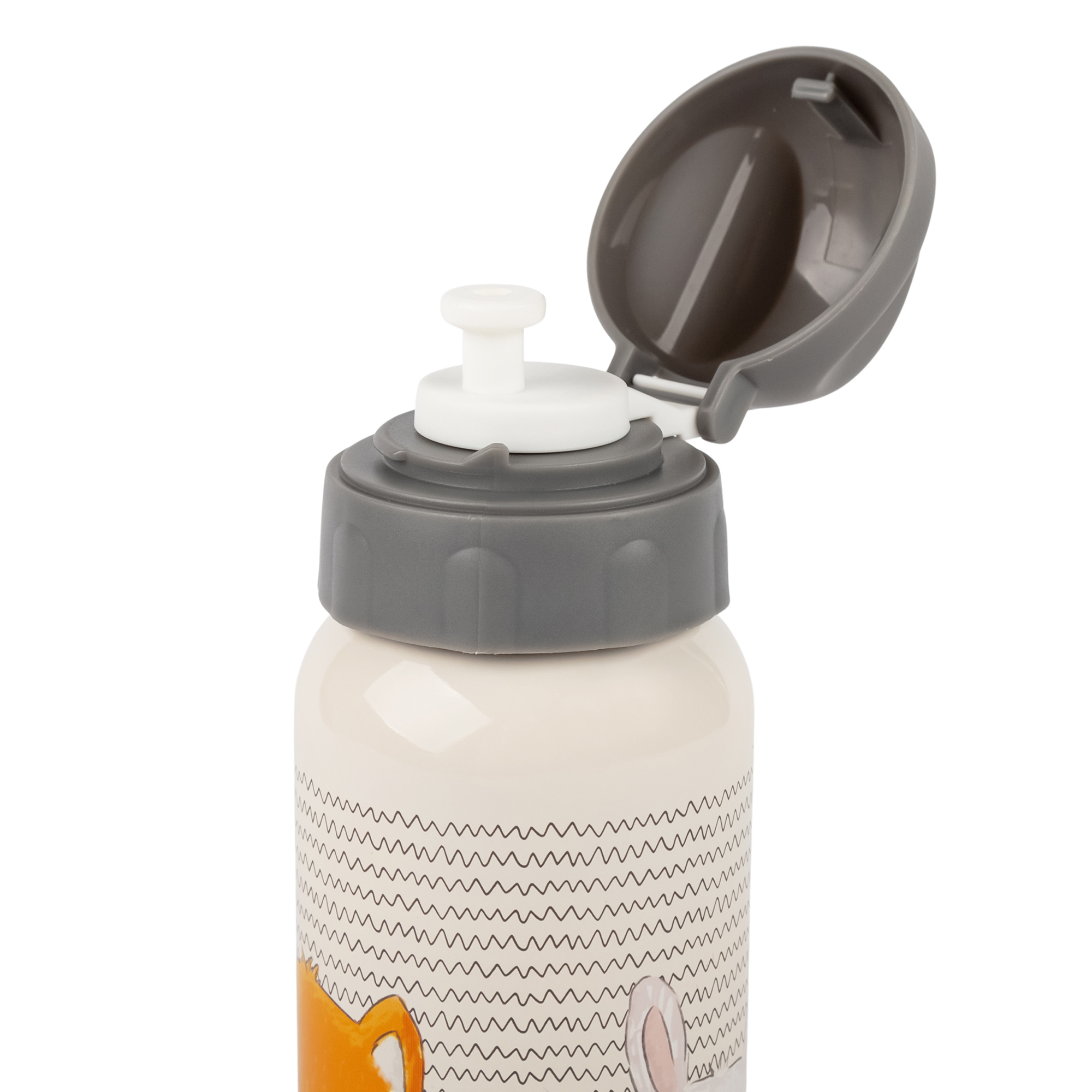 Kinder Set 400 ml Edelstahl-Trinkflasche und Brotbox Tiger, blau Kinder Set 400 ml Edelstahl-Trinkflasche und Brotbox Tiger, blau