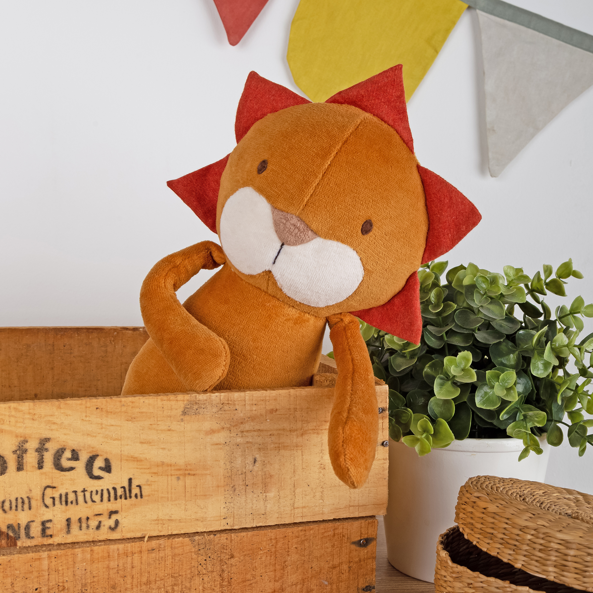 Large plush lion Arthur, Mister O'Lui Large plush lion Arthur, Mister O'Lui