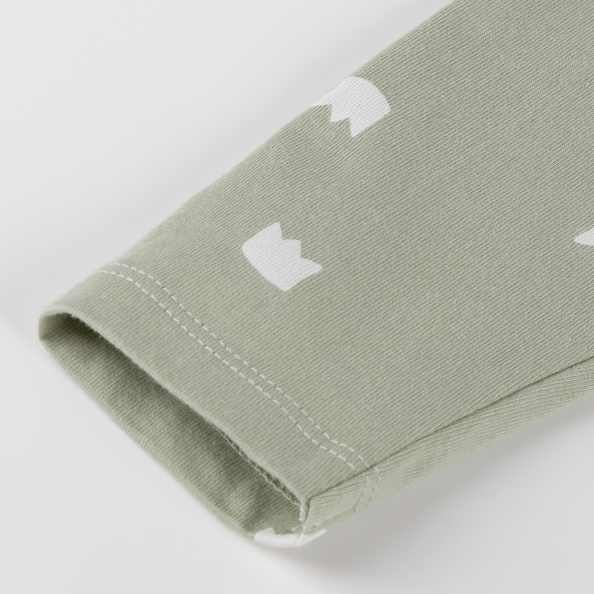 Newborn baby leggings, green