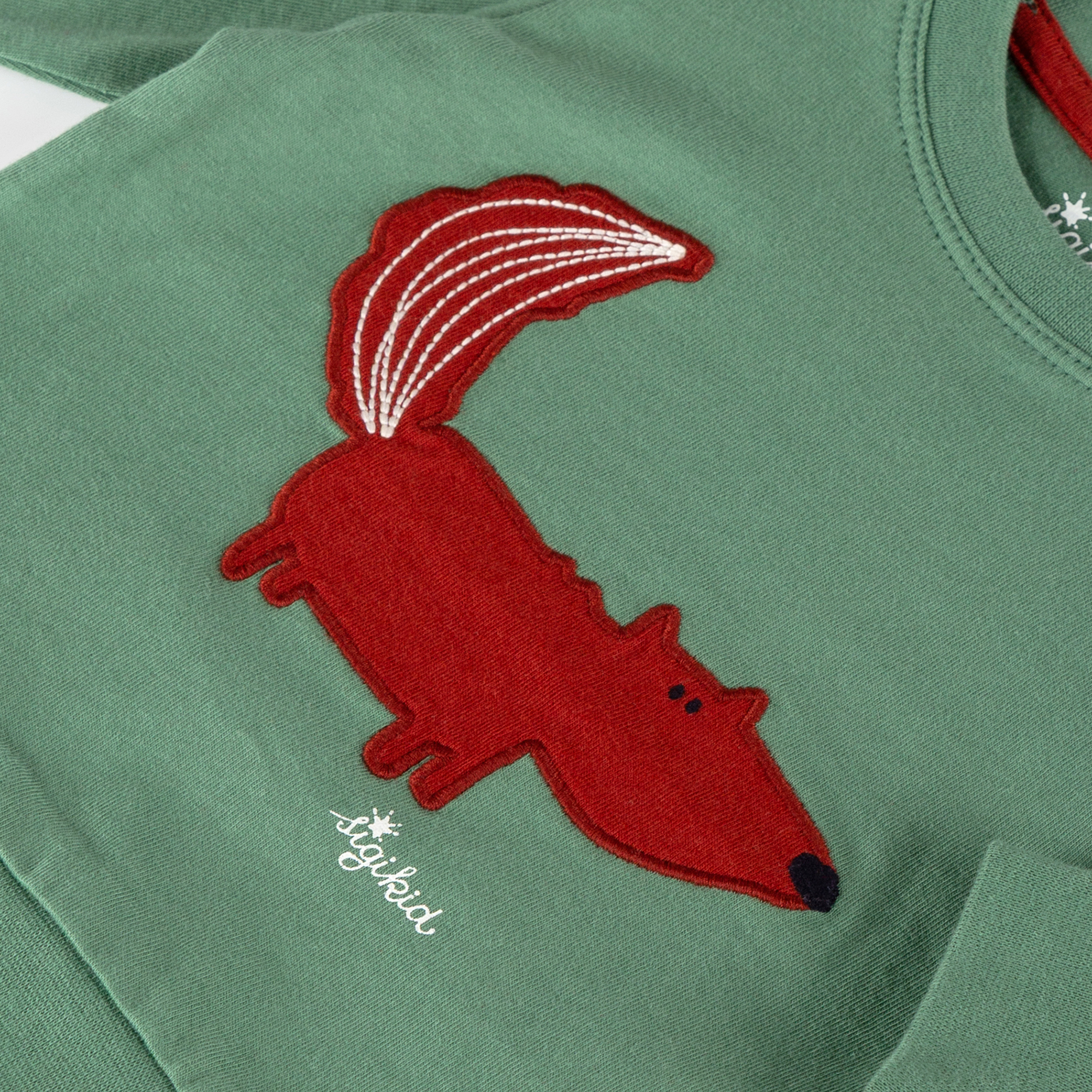 Baby Langarmshirt Fuchs, mit Bündchen
