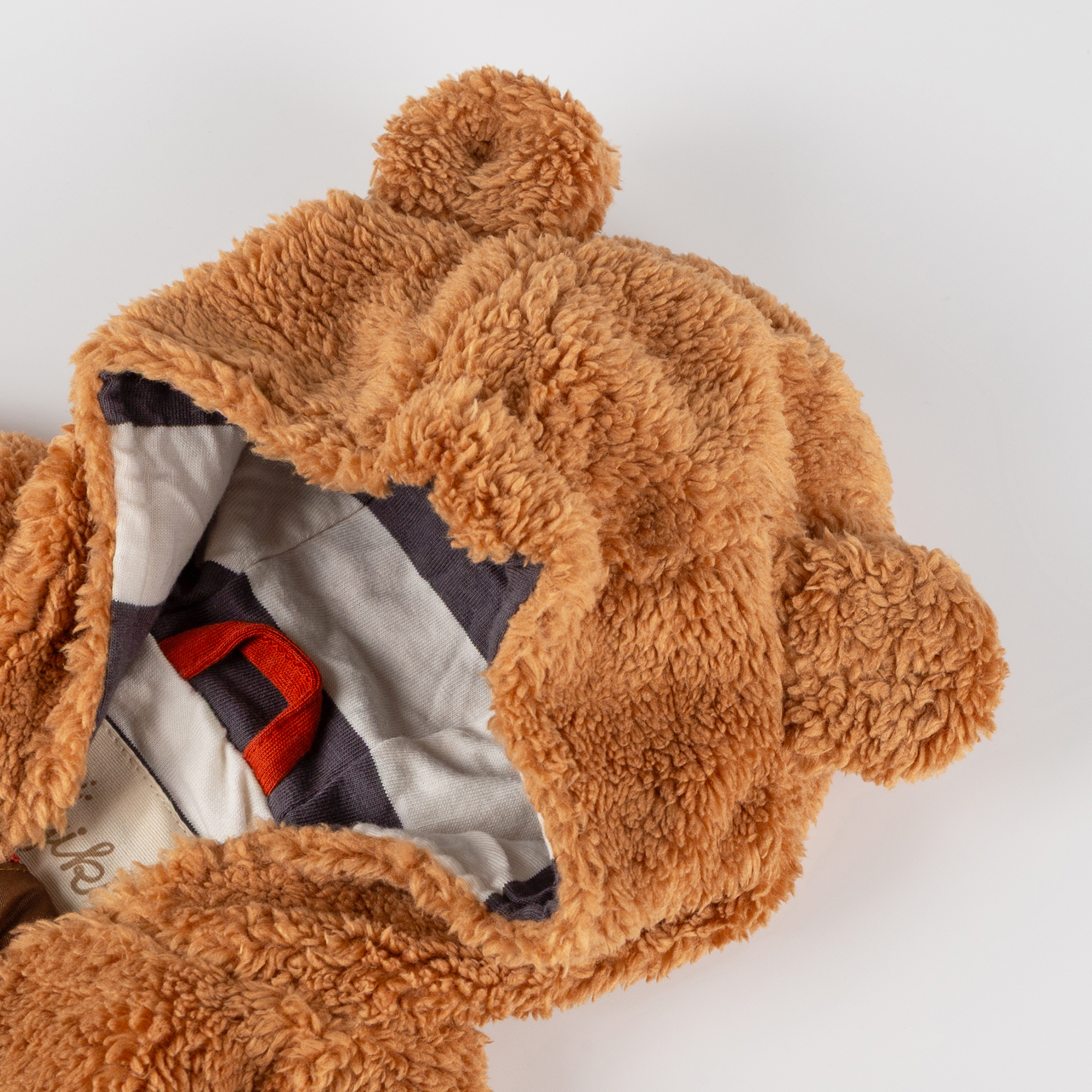 Baby Sherpa Fleece Jacke gefüttert Winterbär, braun