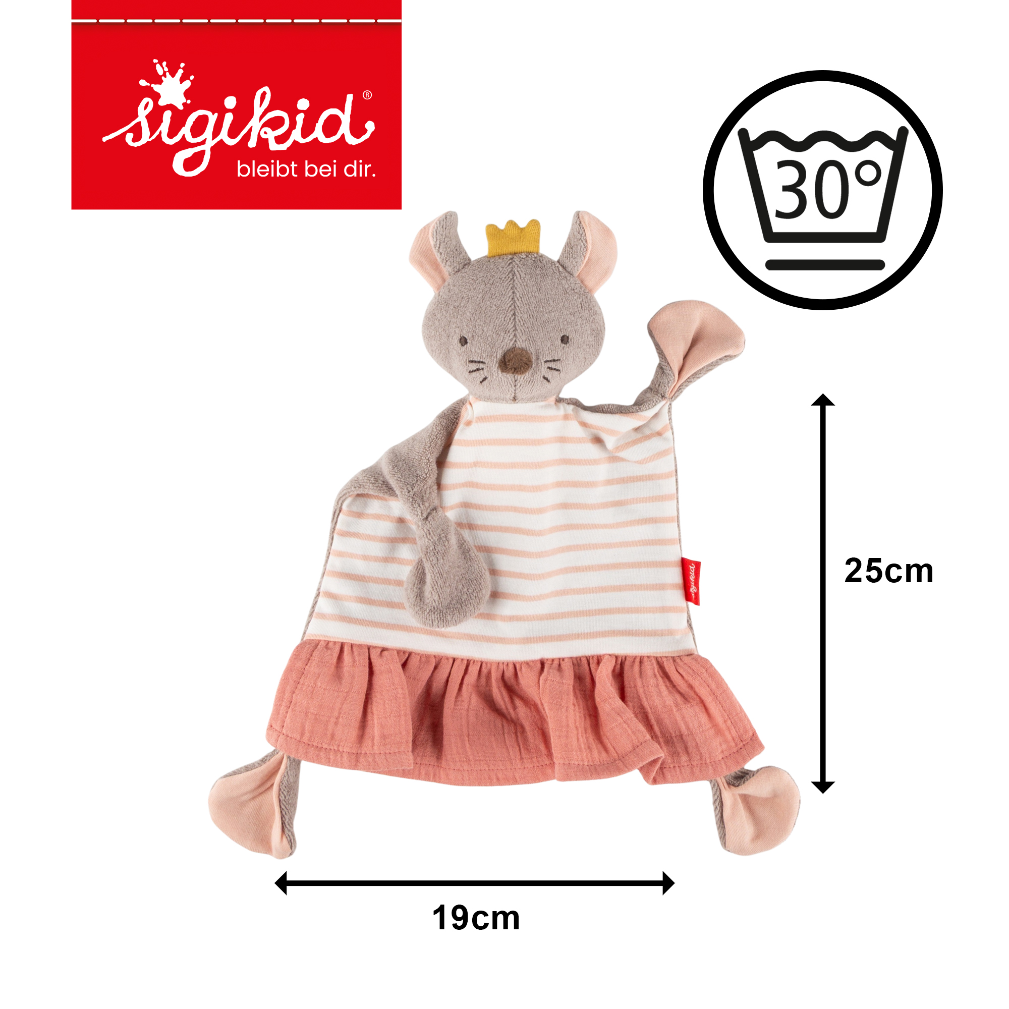 Baby comforter blanket mouse princess